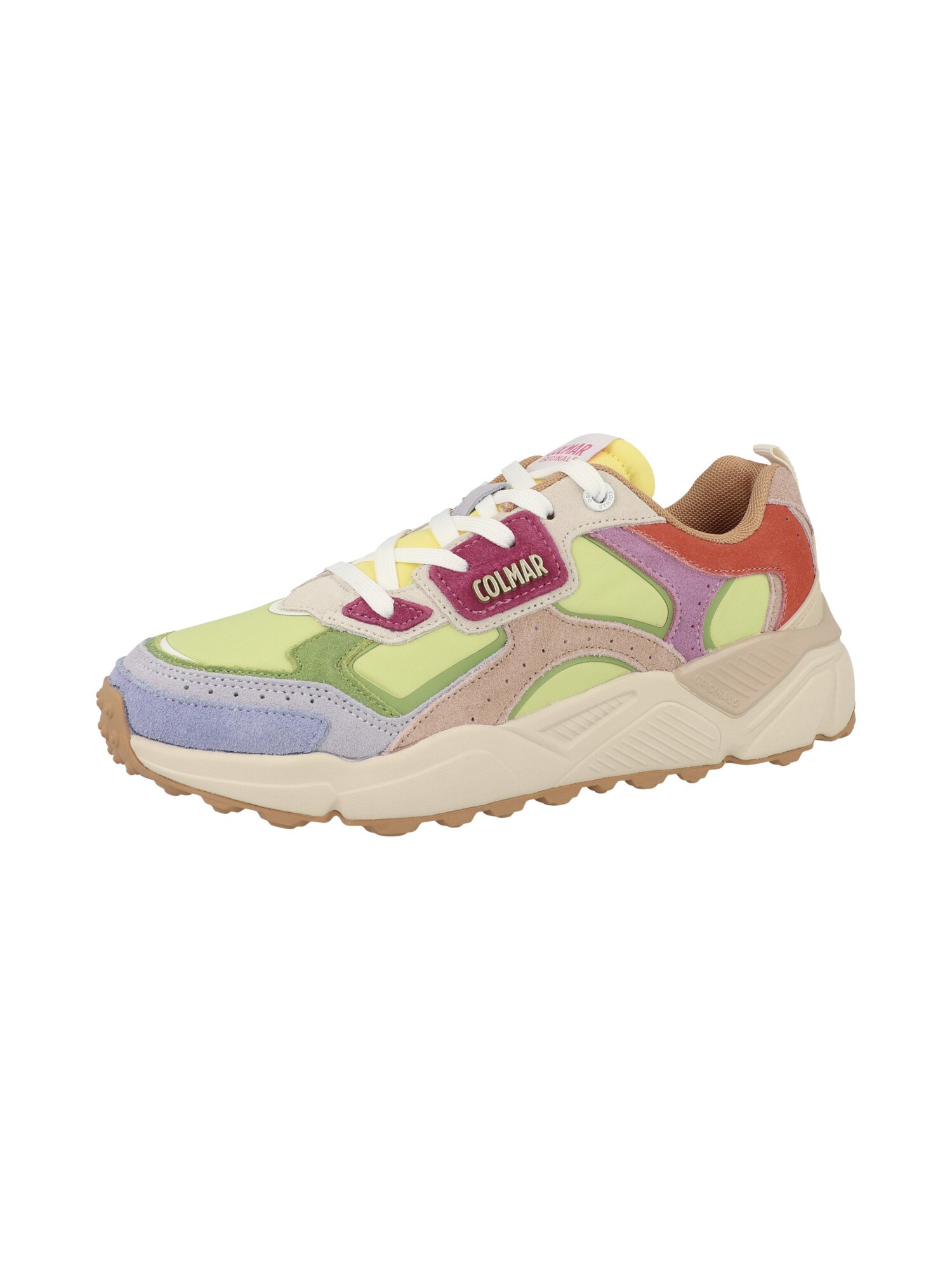 Colmar Zapatillas deportivas bajas 'Garner Flashy' beige / azul claro / verde claro / lila