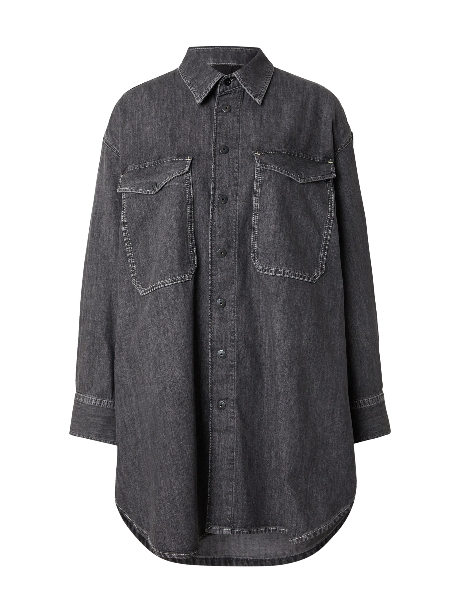G-STAR Rochie tip bluză  negru denim