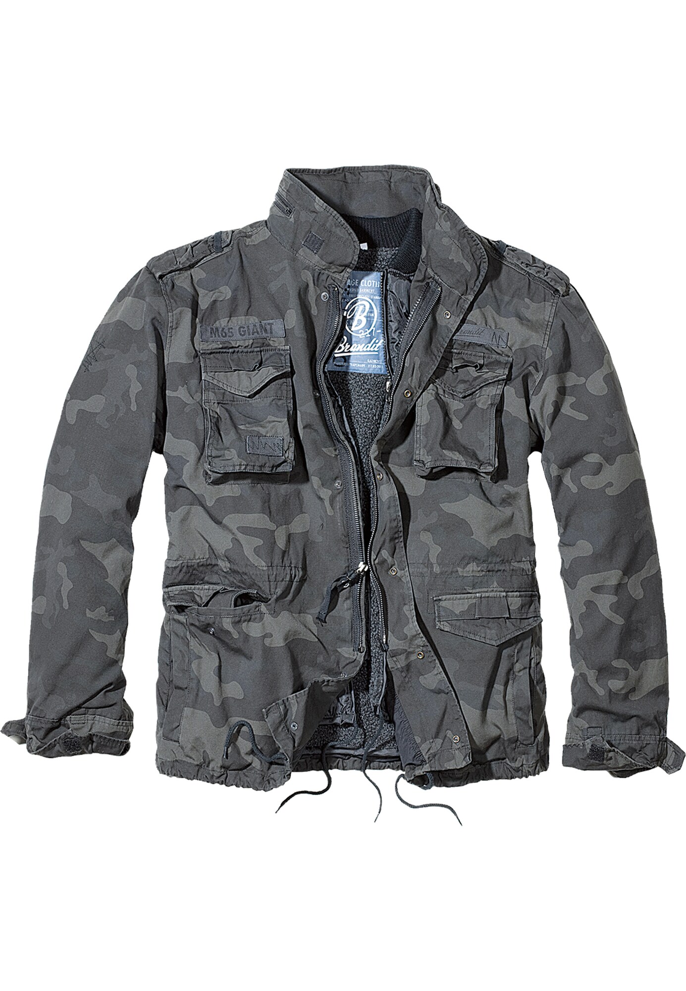 Brandit Prechodná parka 'M-65 Giant'  sivá / čadičová / tmavosivá