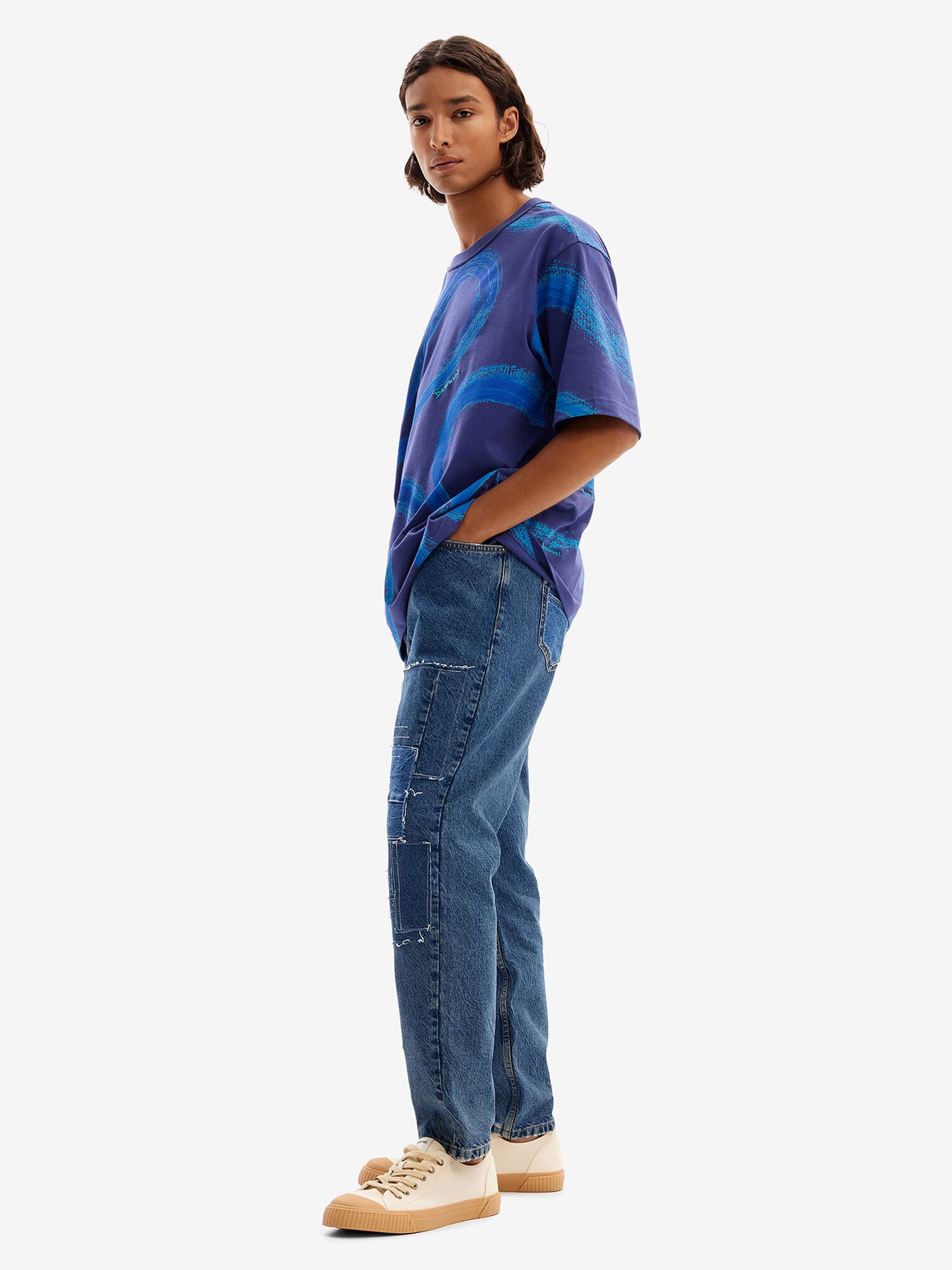 Desigual Póló  kék termék 2. képe