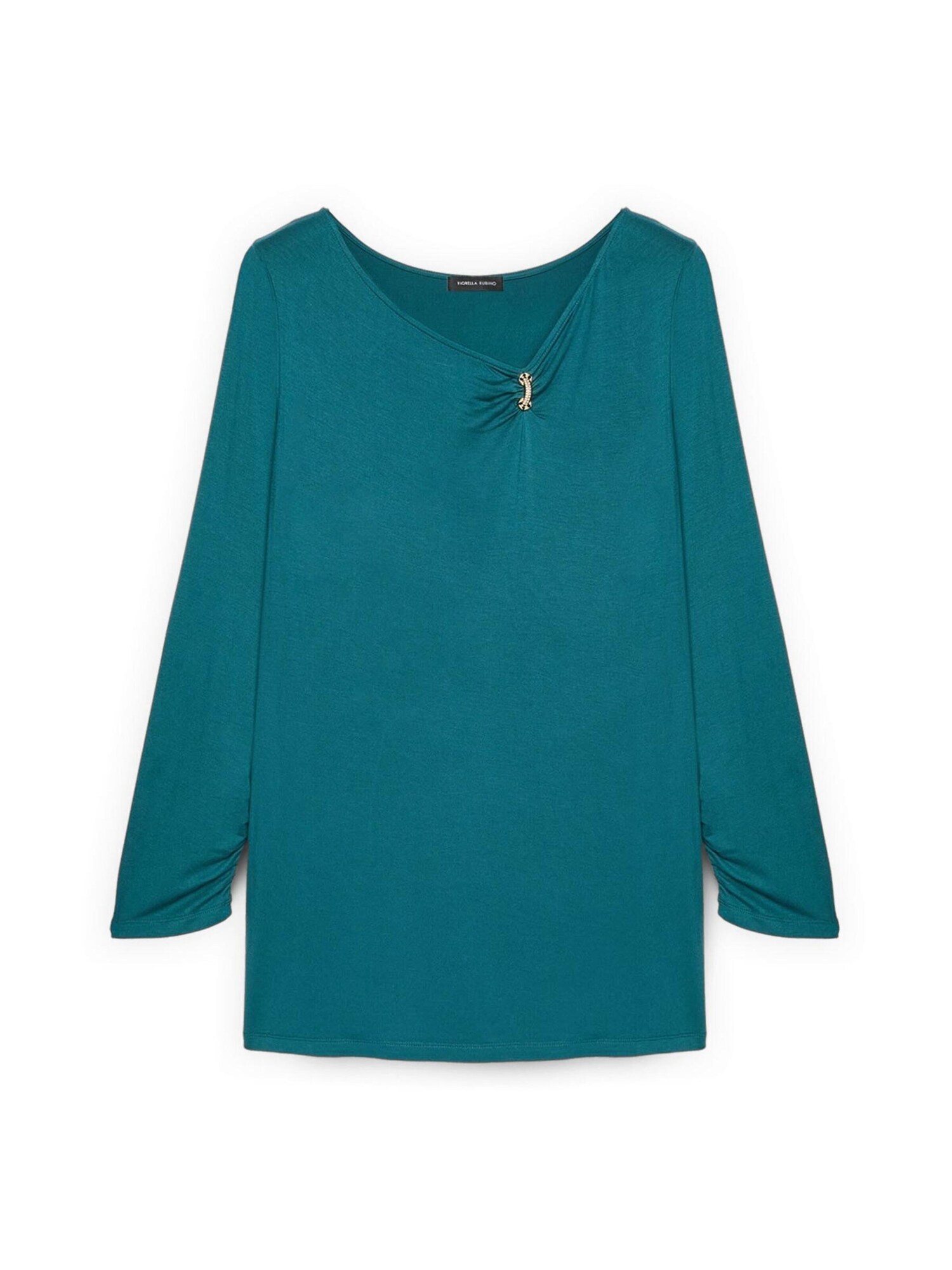 Fiorella Rubino Top  azul moteado