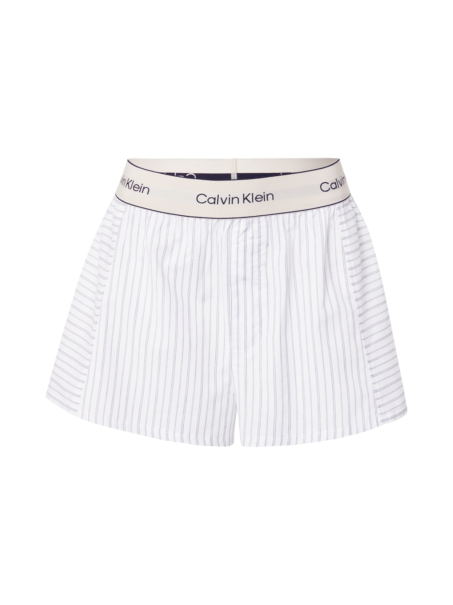 Calvin Klein Underwear Pizsama nadrágok  krém / sötétkék / fehér akciós termékkép 1
