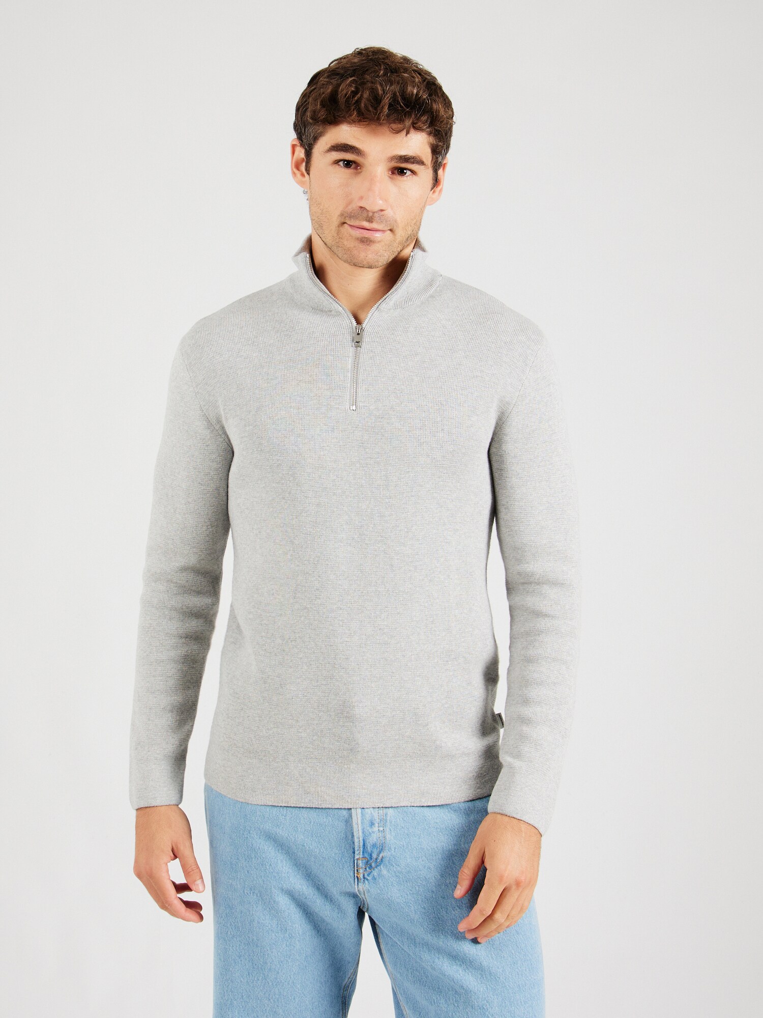 JACK & JONES Pulóver 'JPRBlamilano'  világosszürke termék 2. képe