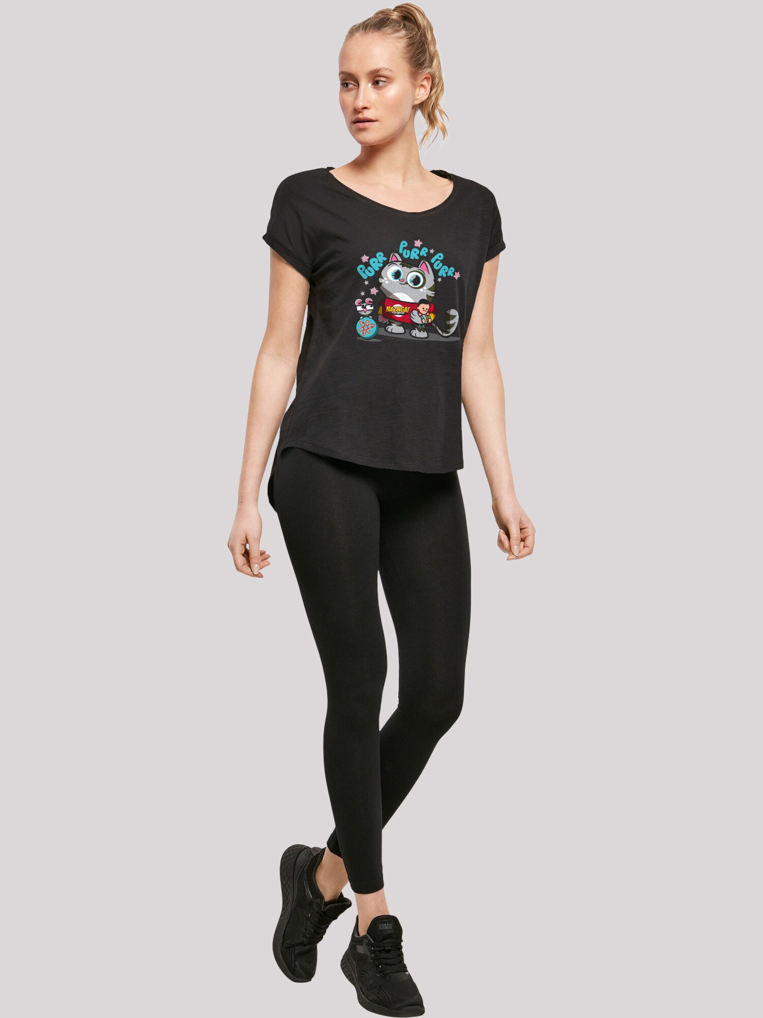 Thumbnail - F4NT4STIC T-Shirt Bazinga Kitty