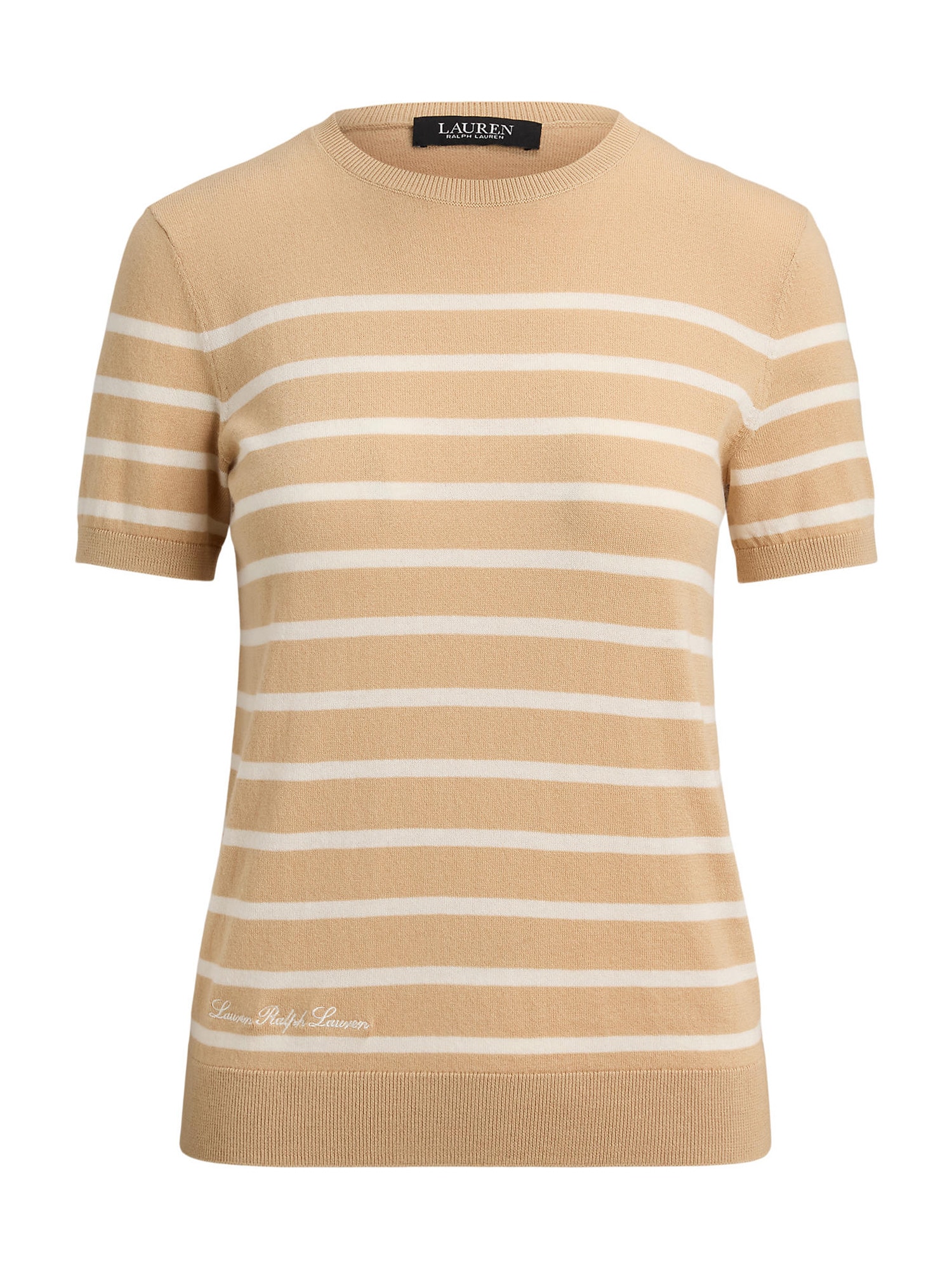 Lauren Ralph Lauren Pulover  cappuccino / bijela