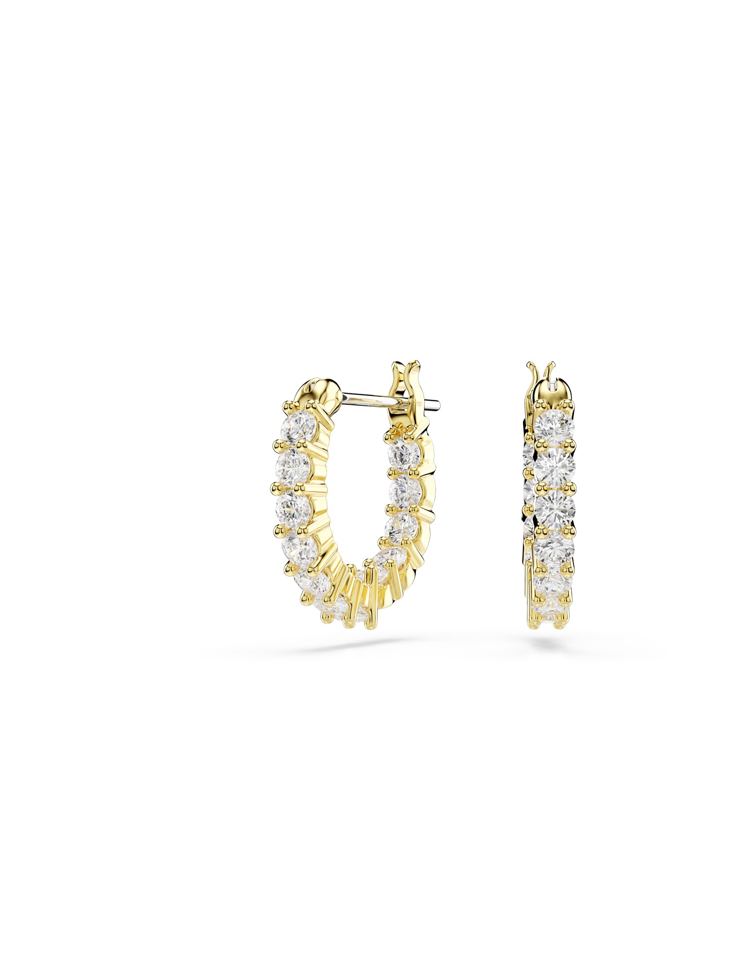 Swarovski Fülbevalók  arany / átlátszó termék 2. képe