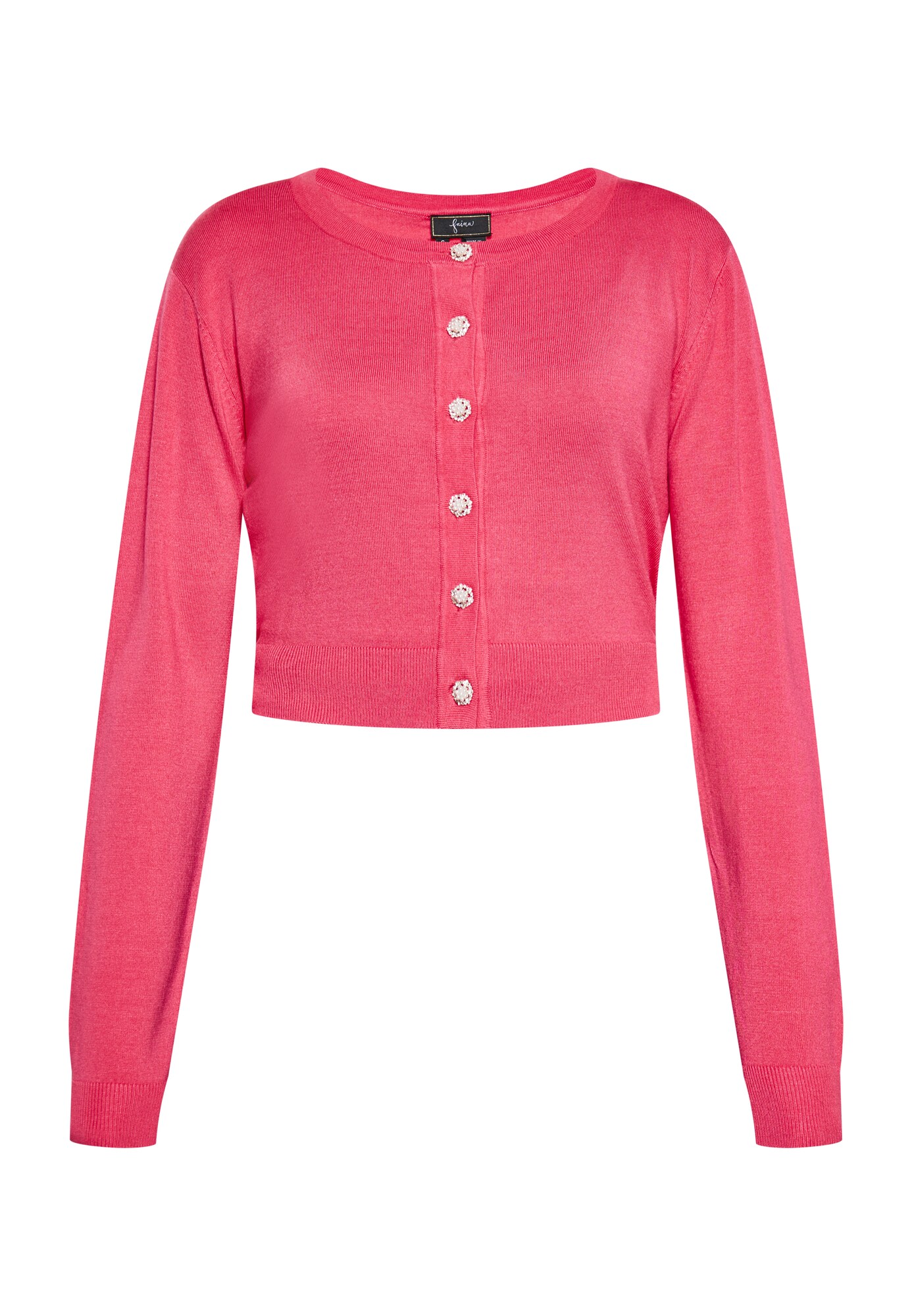 faina Geacă tricotată  roz