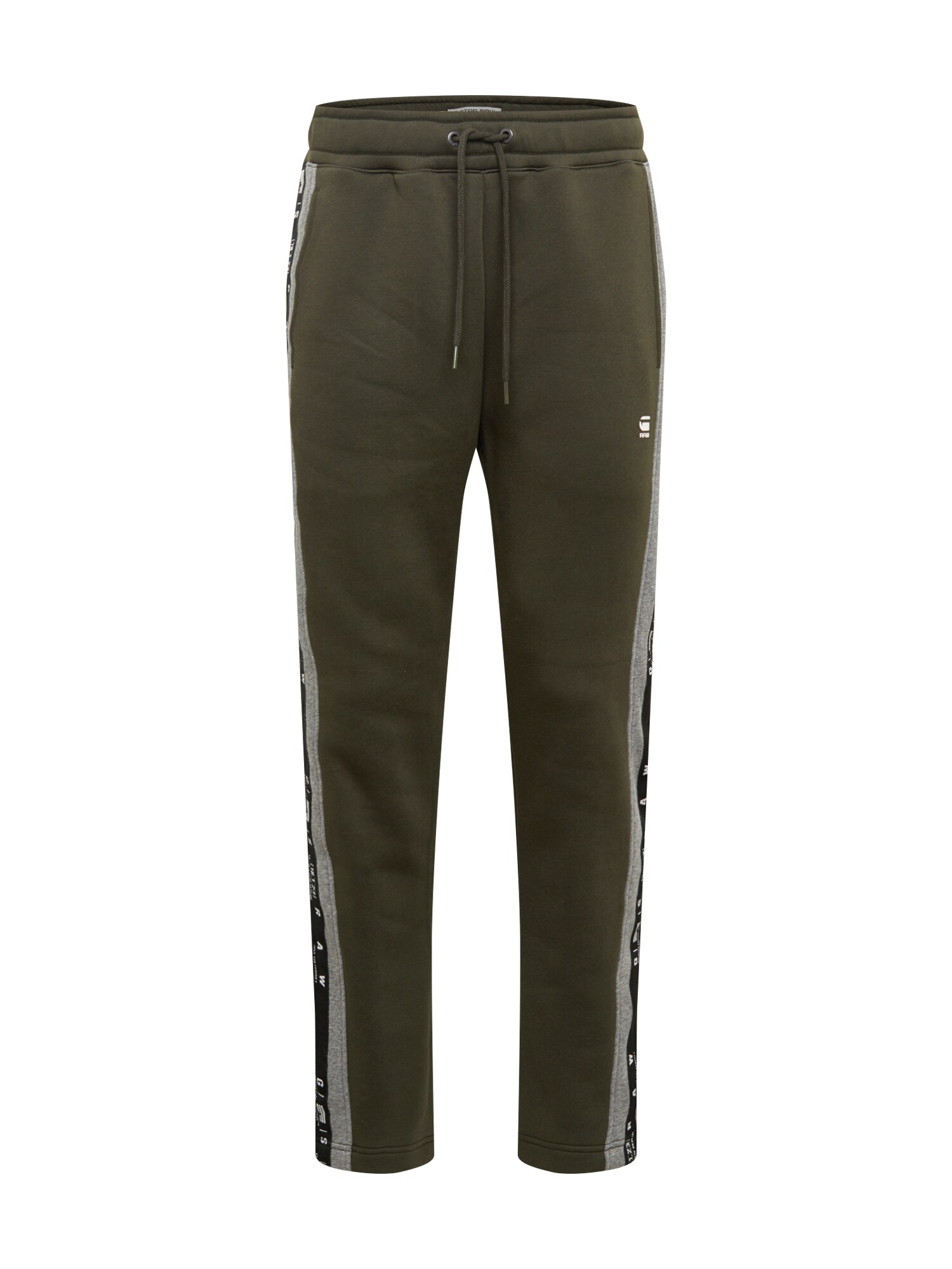 G-Star RAW Kelnės 'Heather'  rusvai žalia / šviesiai pilka / juoda / balta