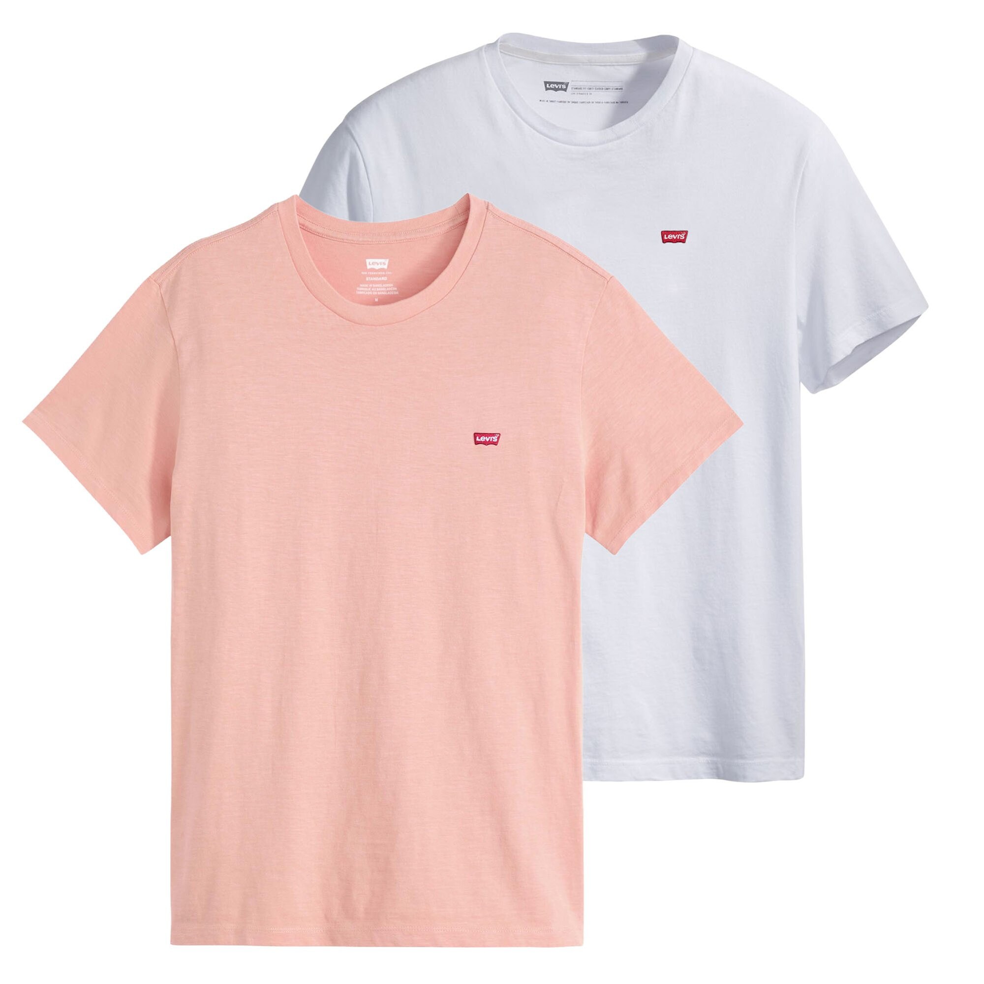 LEVI'S ® Camiseta  rosa / blanco