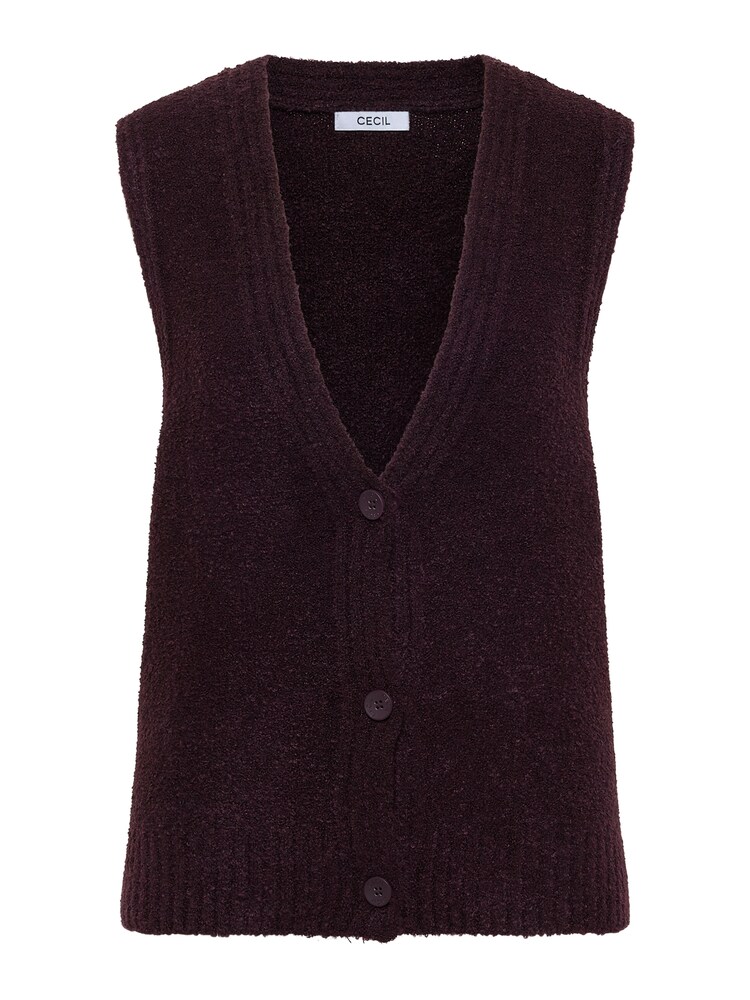 CECIL Weste Damen Größe XS aubergine