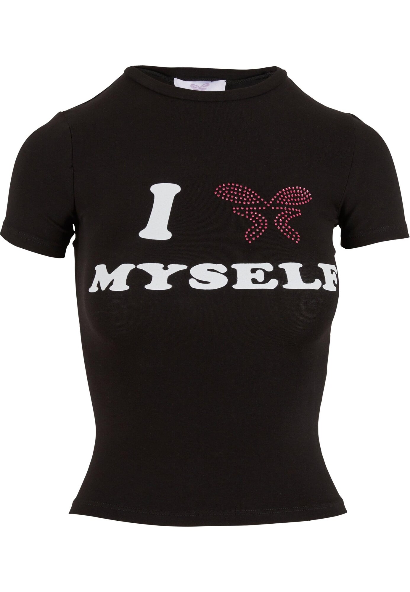 Felicious Tricou Love Yourself  magenta / negru / alb
