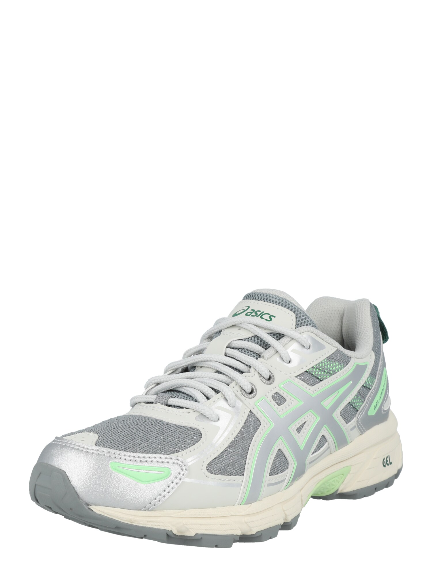 ASICS SportStyle Bežecká obuv 'GEL-VENTURE 6​'  sivá / tmavosivá / svetlozelená / biela