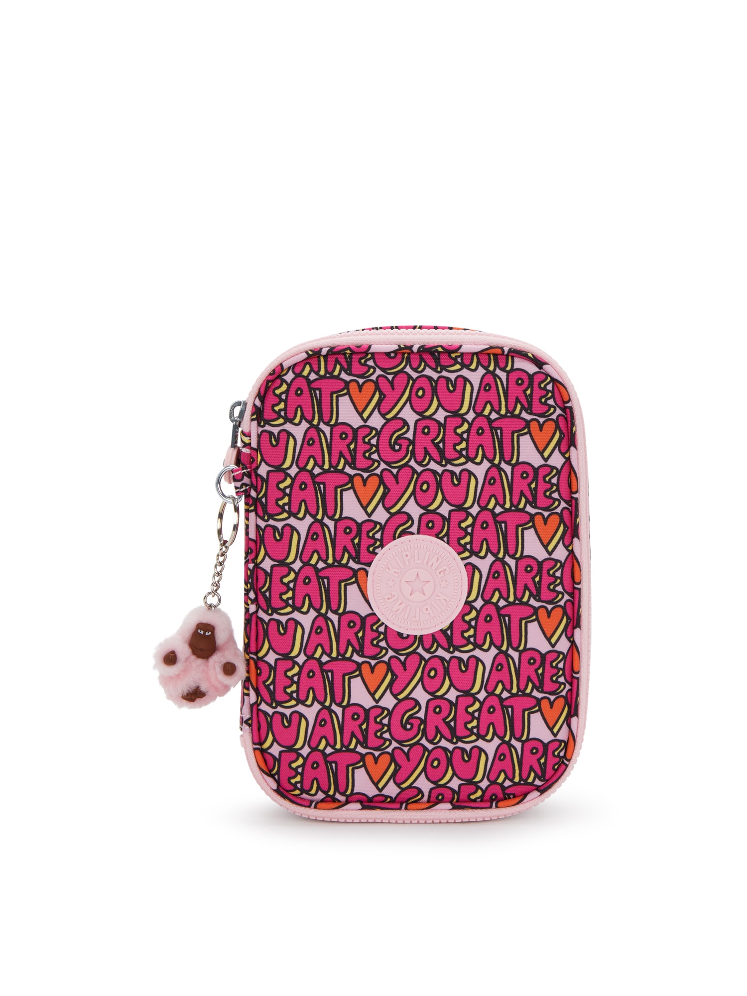 KIPLING Puzdro '100 PENS'  tmavozelená