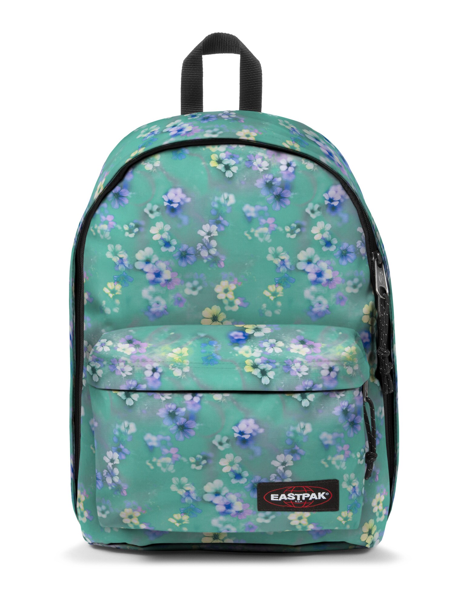EASTPAK Rucsac  galben deschis / verde mentă / mov lavandă / negru