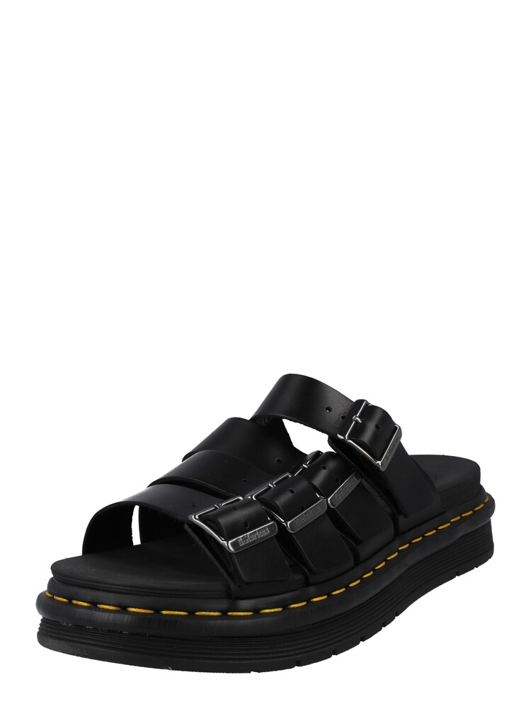 Dr. Martens Pantolette 'Tate' Damen Größe 45 goldgelb / schwarz