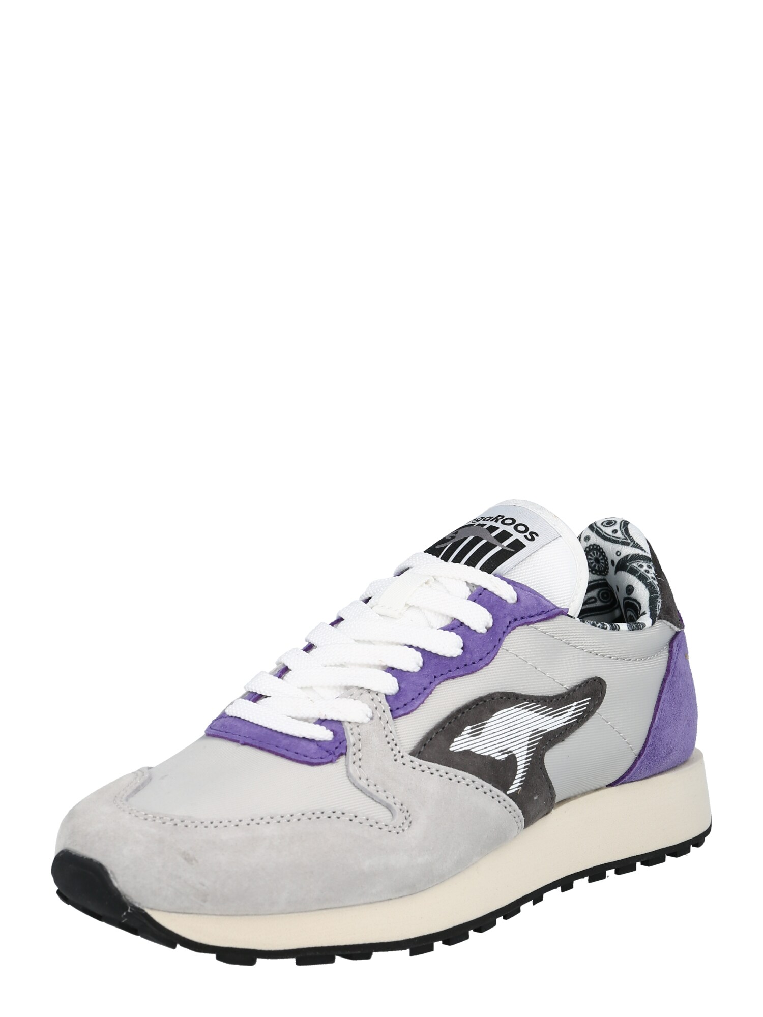 KangaROOS Originals Sapatilhas baixas 'RALLY BANDANA'  cinzento / roxo / preto