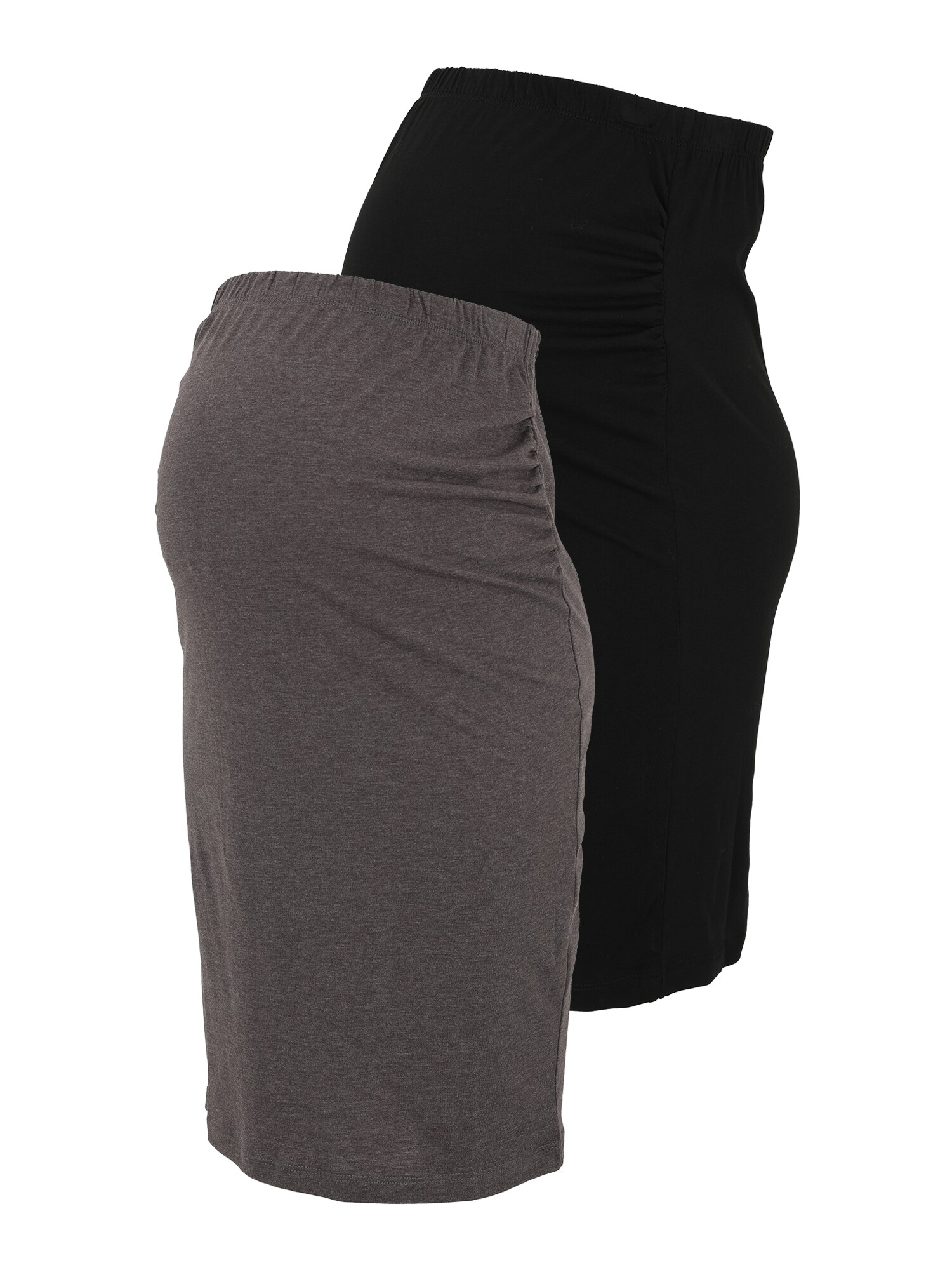 Only Maternity Fustă 'OLMBINI'  gri amestecat / negru