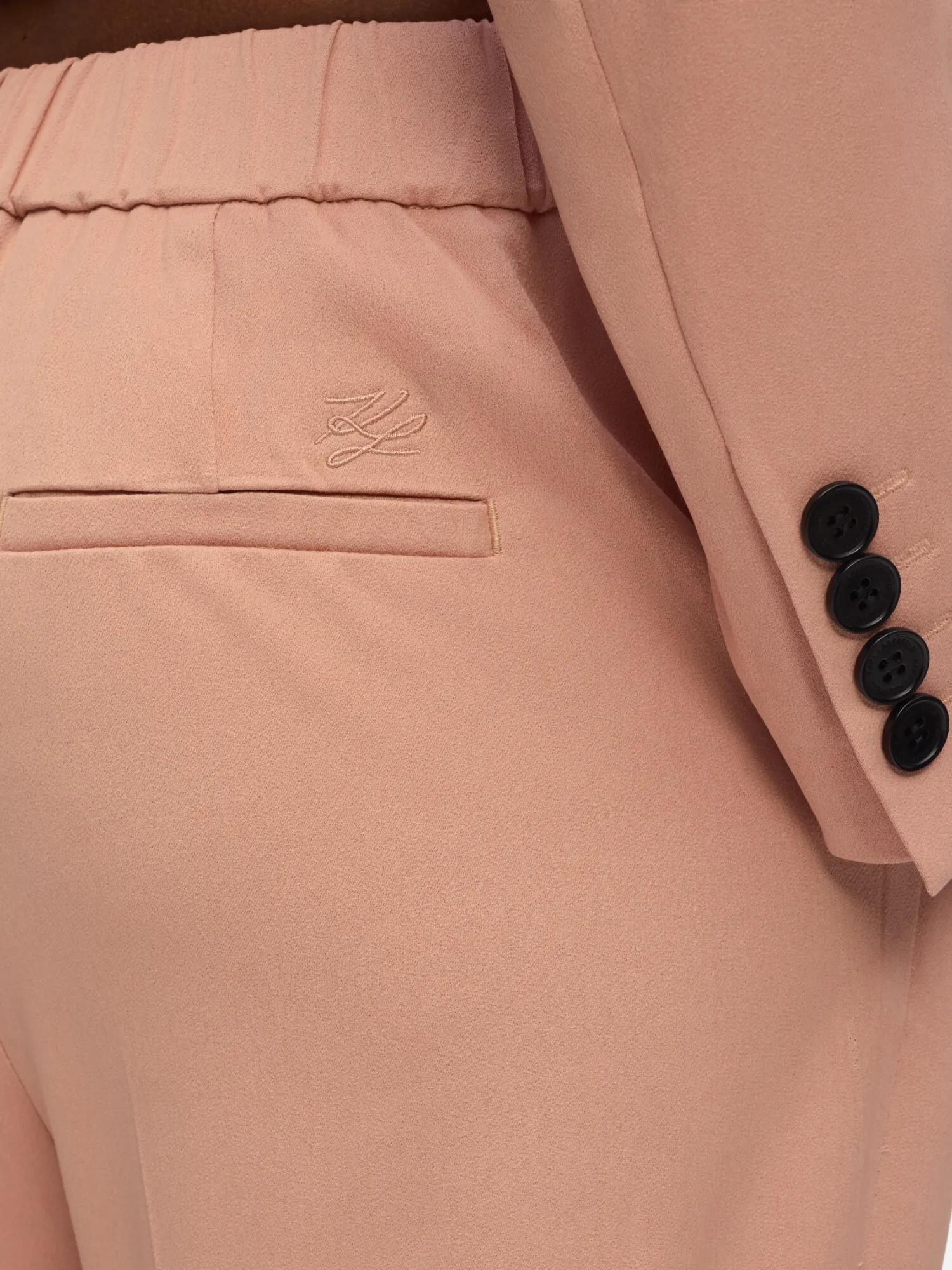 Karl Lagerfeld Pantalón de pinzas  rosa – imagen 4