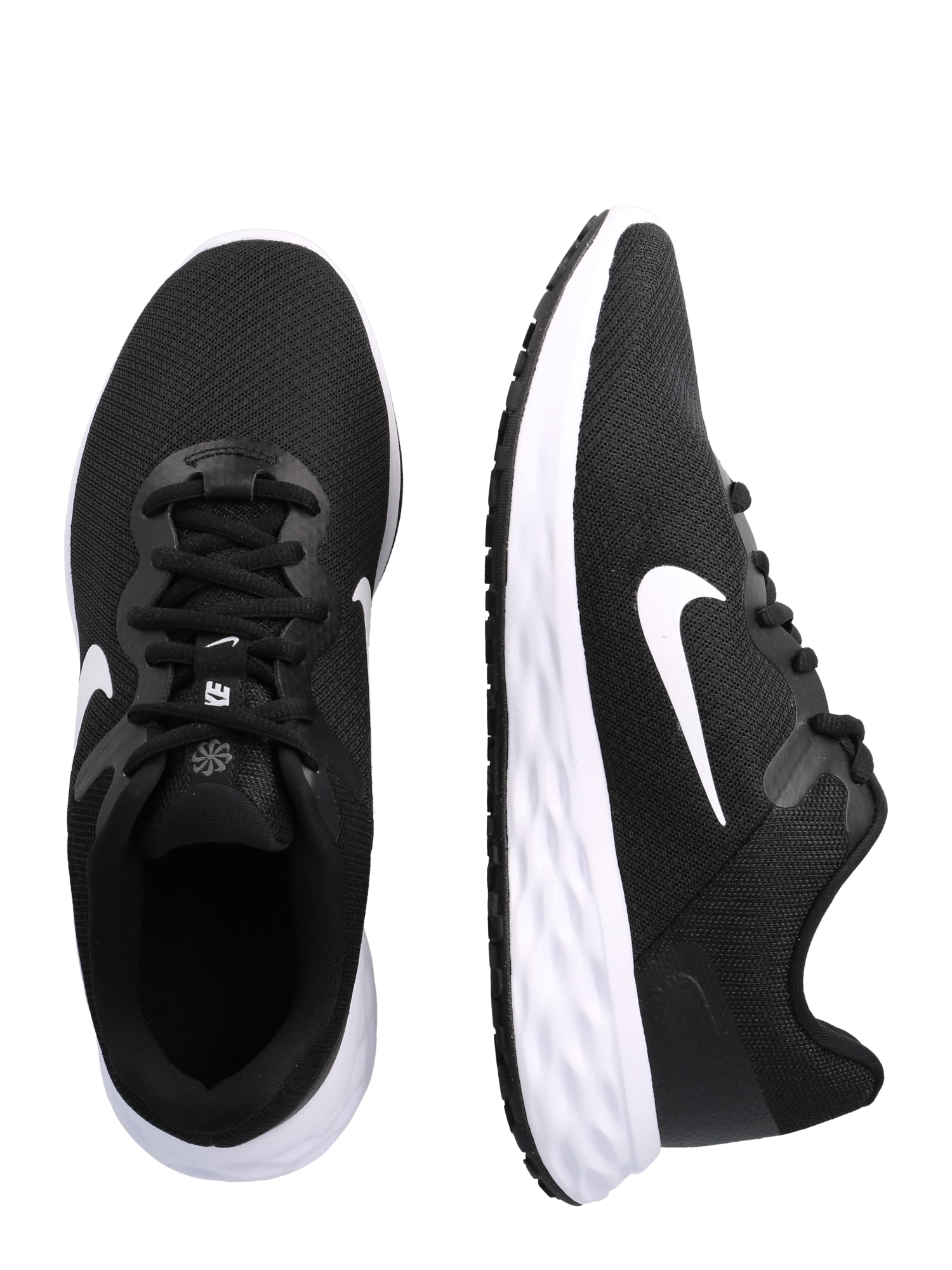 NIKE Futócipők 'Revolution 6'  fekete / fehér termék 2. képe