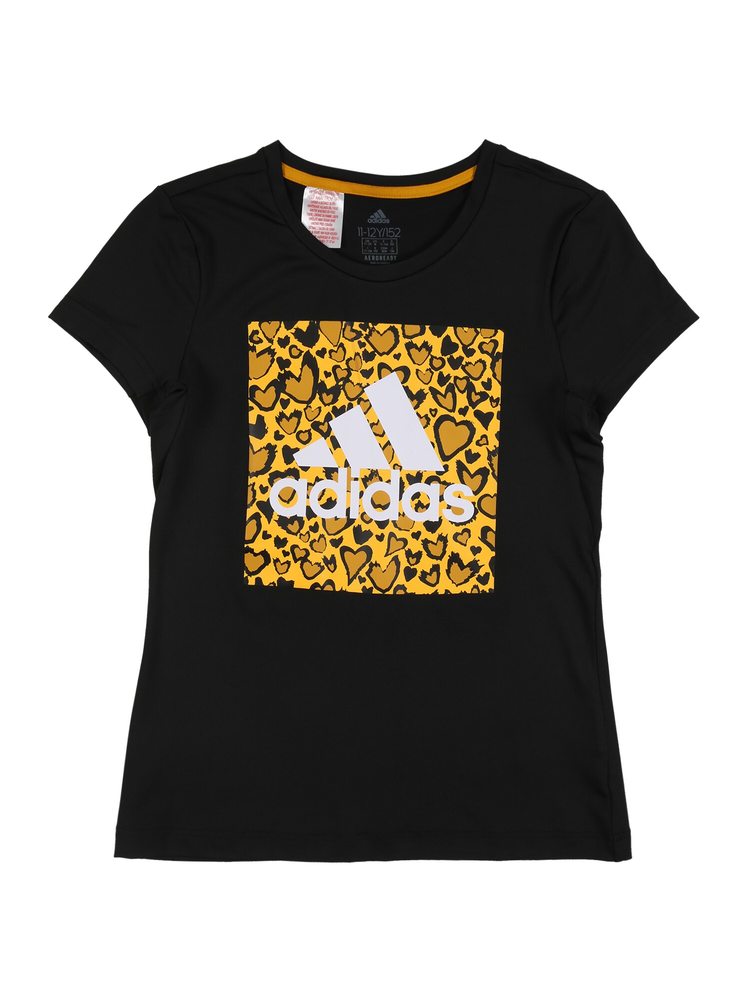 ADIDAS PERFORMANCE Sportiniai marškinėliai  geltona / balta / juoda