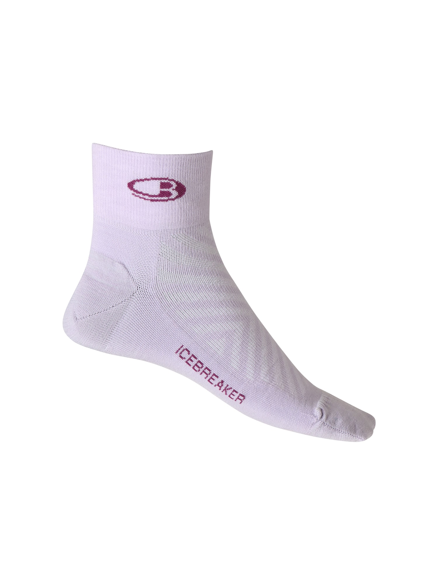 ICEBREAKER Sportinės kojinės šviesiai pilka / uogų spalva