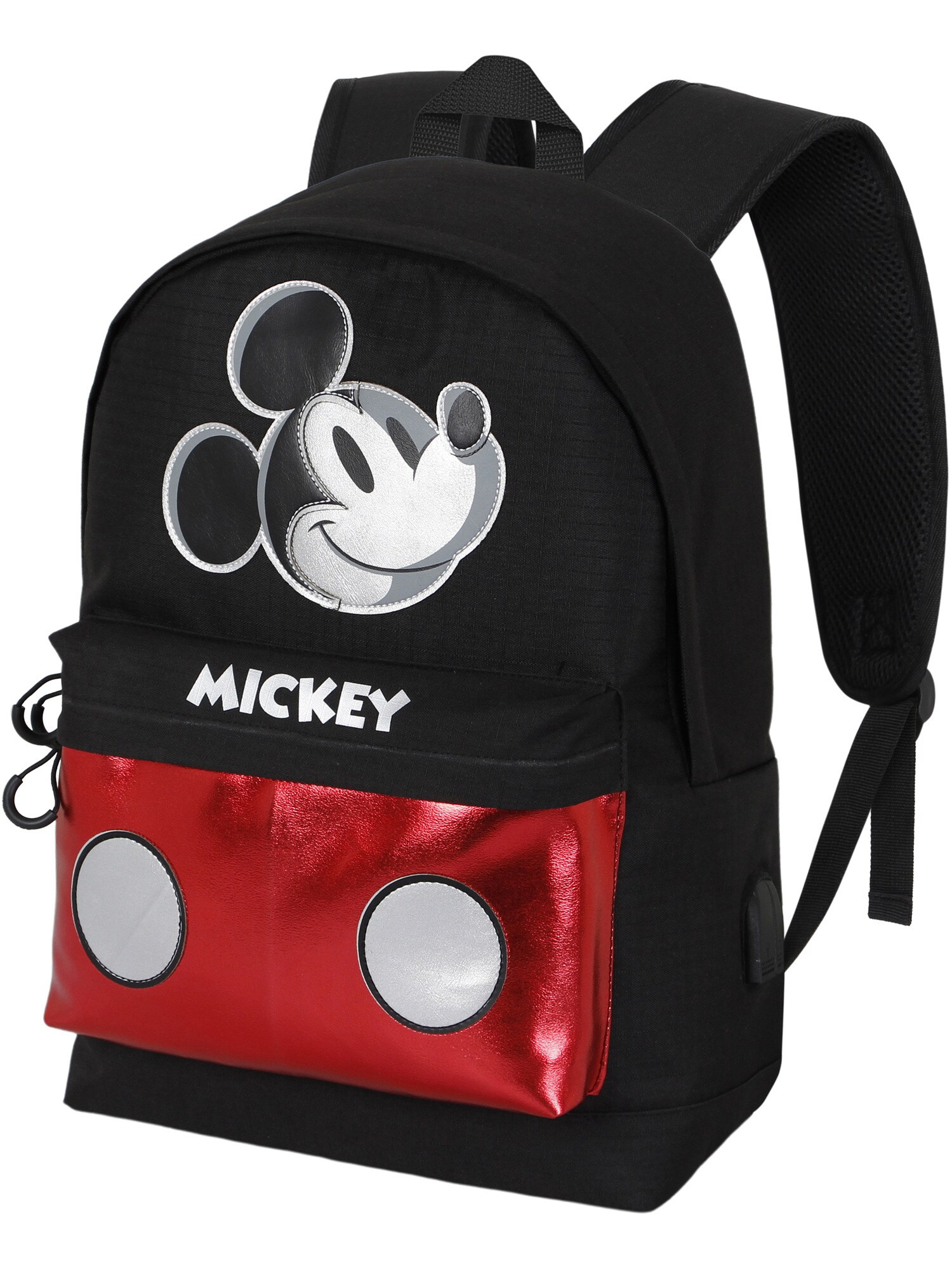 DISNEY Mochila  rojo / negro / blanco