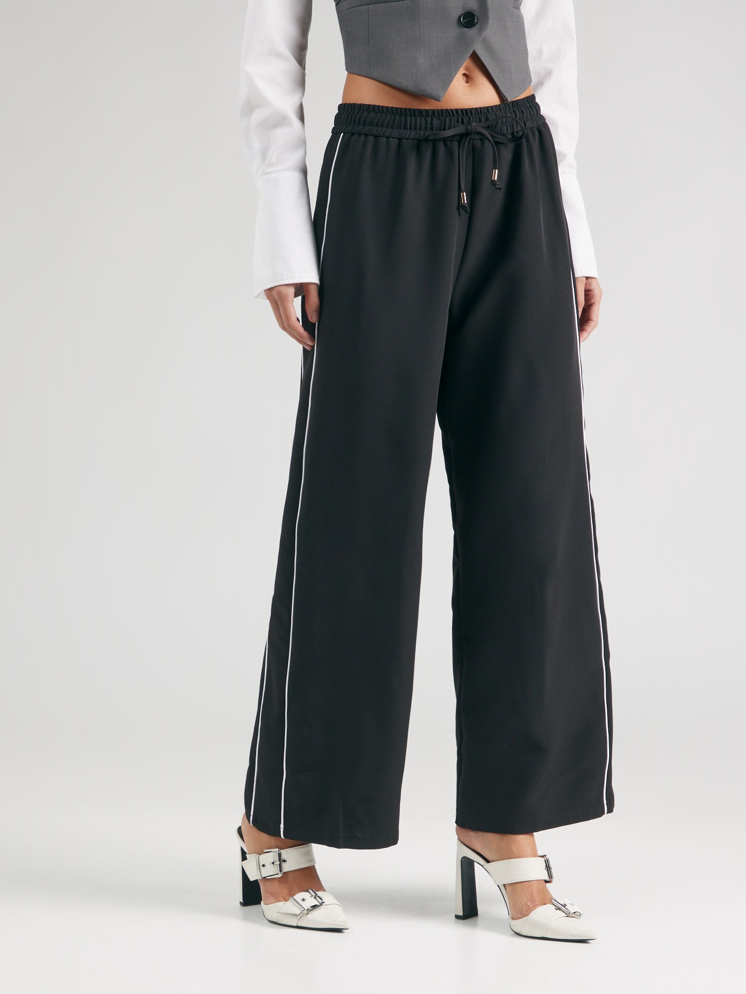 Miss Selfridge Nadrág  fekete / fehér termék 2. képe