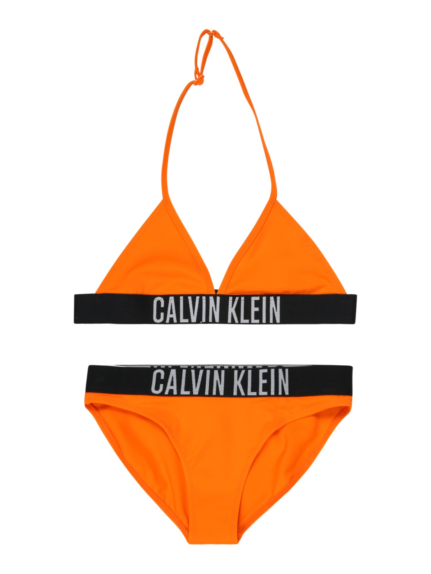 Calvin Klein Swimwear Бански тип бикини  сиво / оранжево / черно