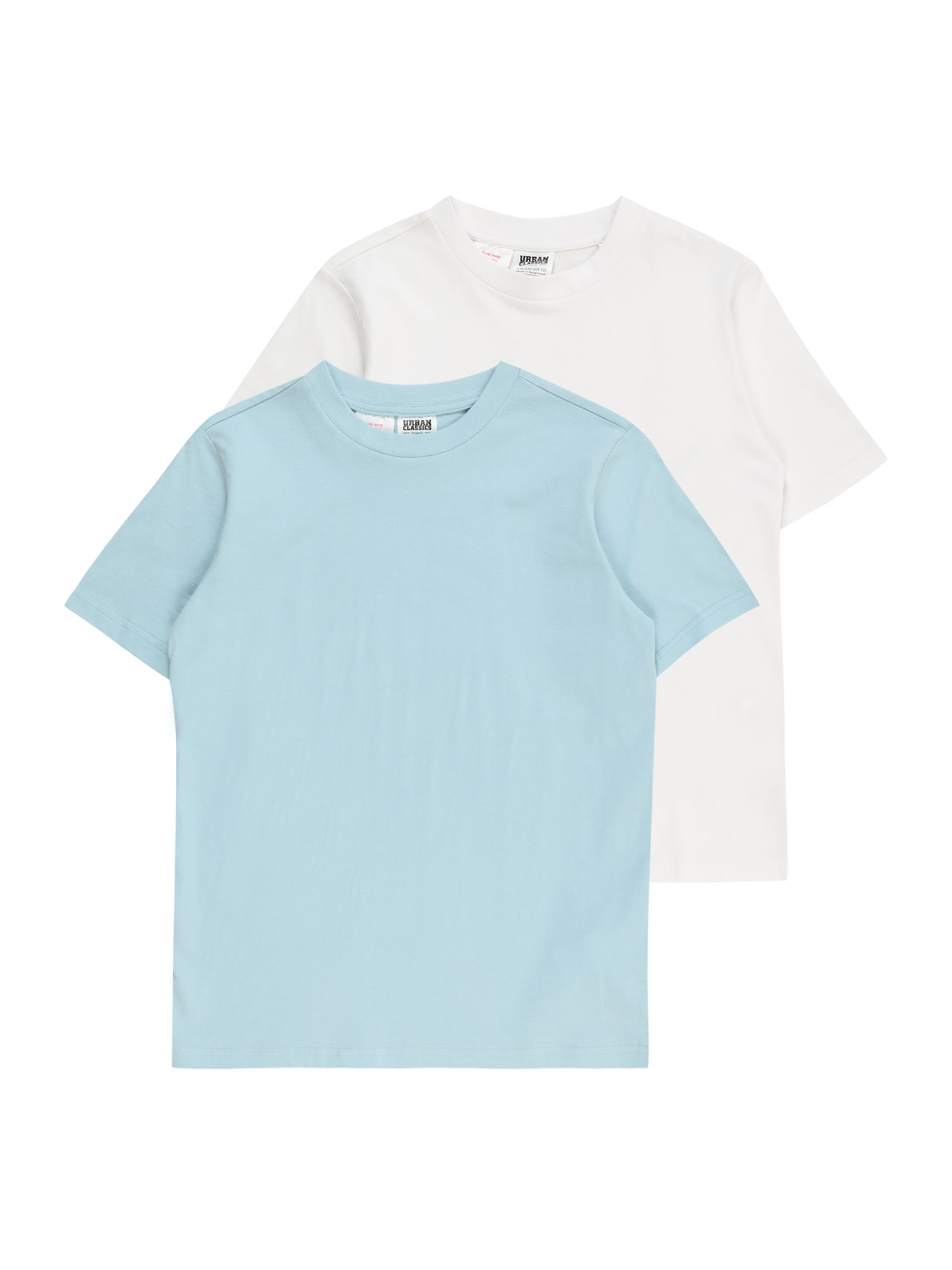 Urban Classics Kids Marškinėliai pastelinė mėlyna / balkšva