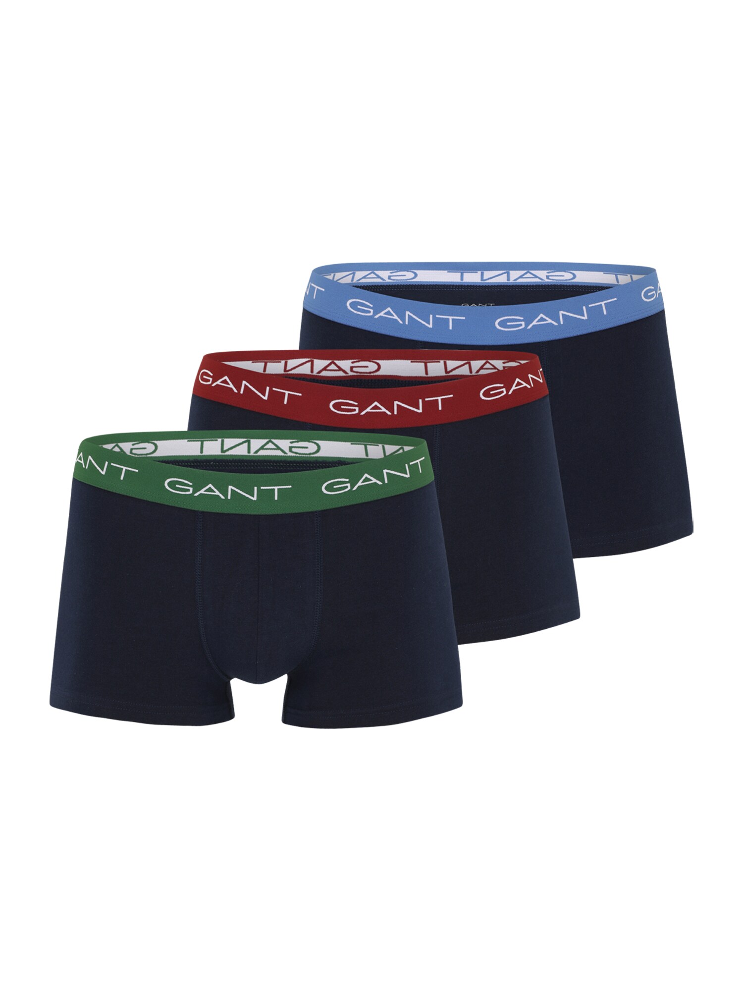 GANT Boxeri  albastru marin / albastru regal / verde / roșu bordeaux