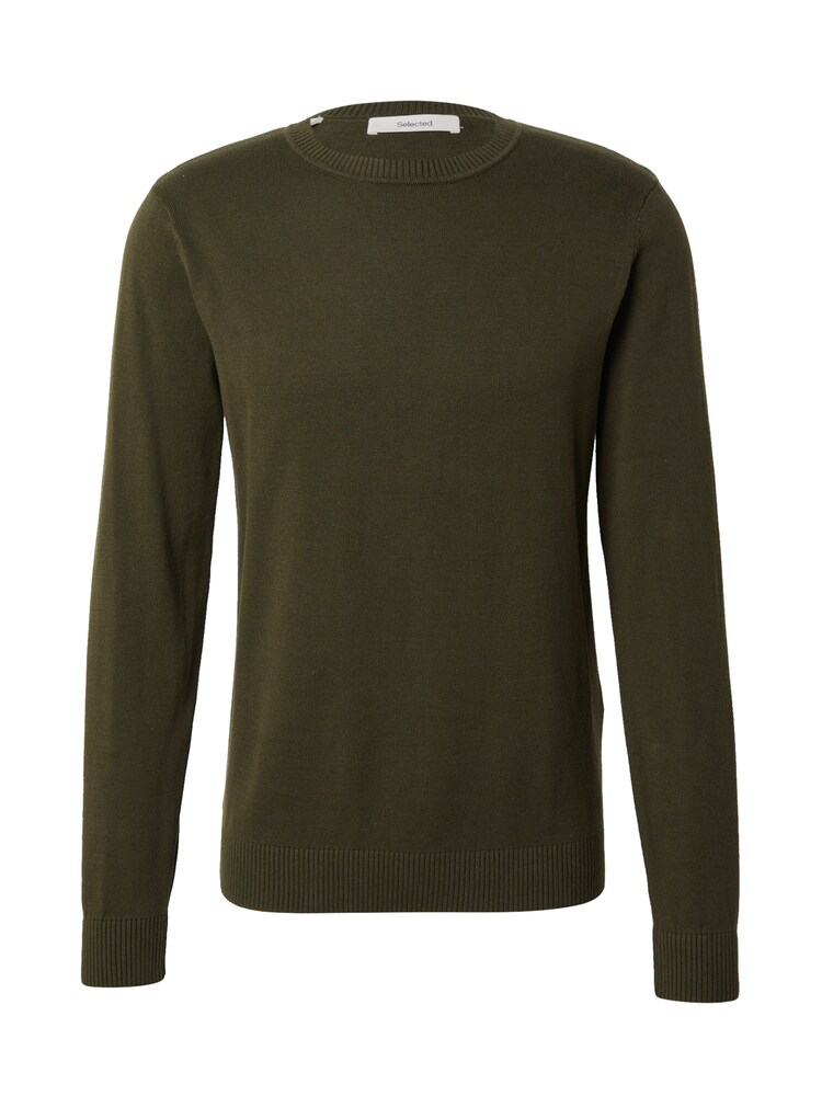 SELECTED Pulóver 'SLHKRIS' Férfi zöld , Méret L