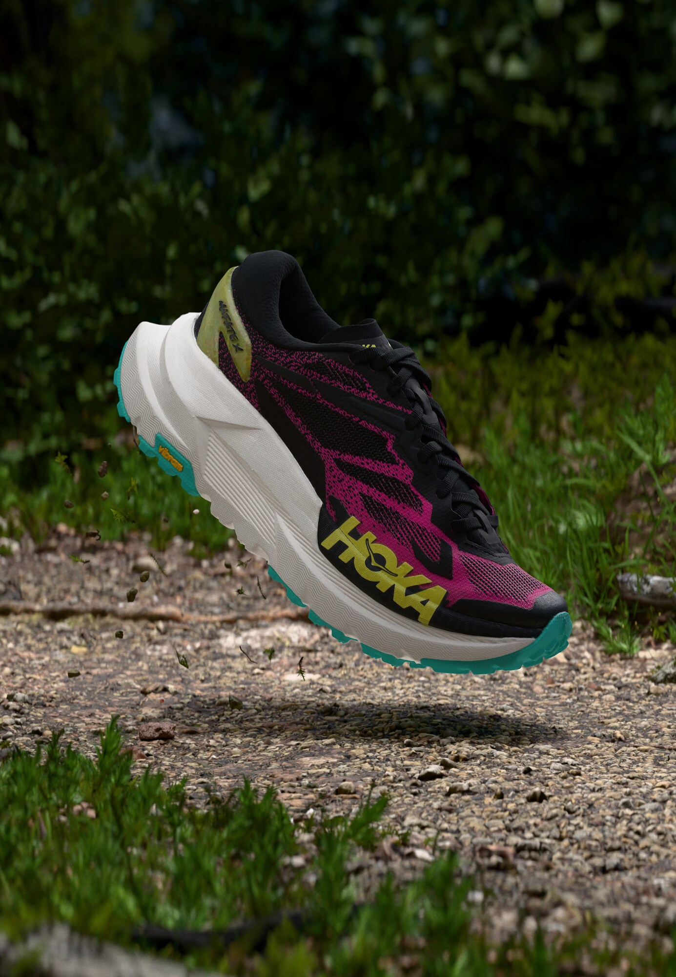 HOKA Zapatillas de running 'MAFATE'  amarillo / baya / negro – imagen 3