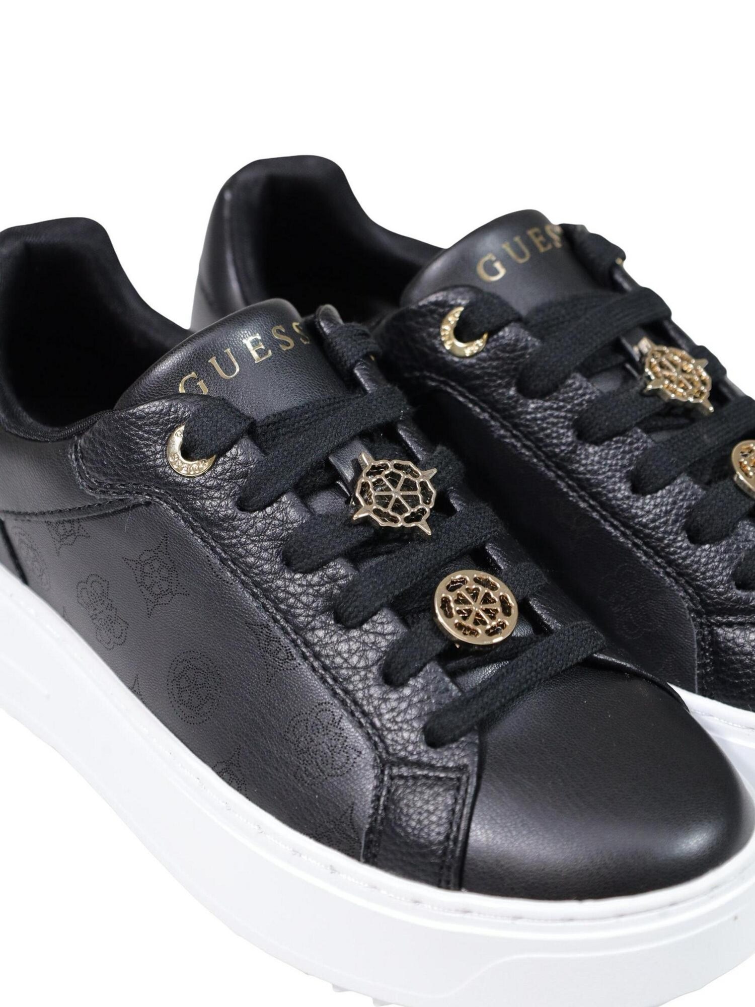 GUESS Zapatillas deportivas bajas 'DUENA FLFDUE ELE12'  negro – imagen 4