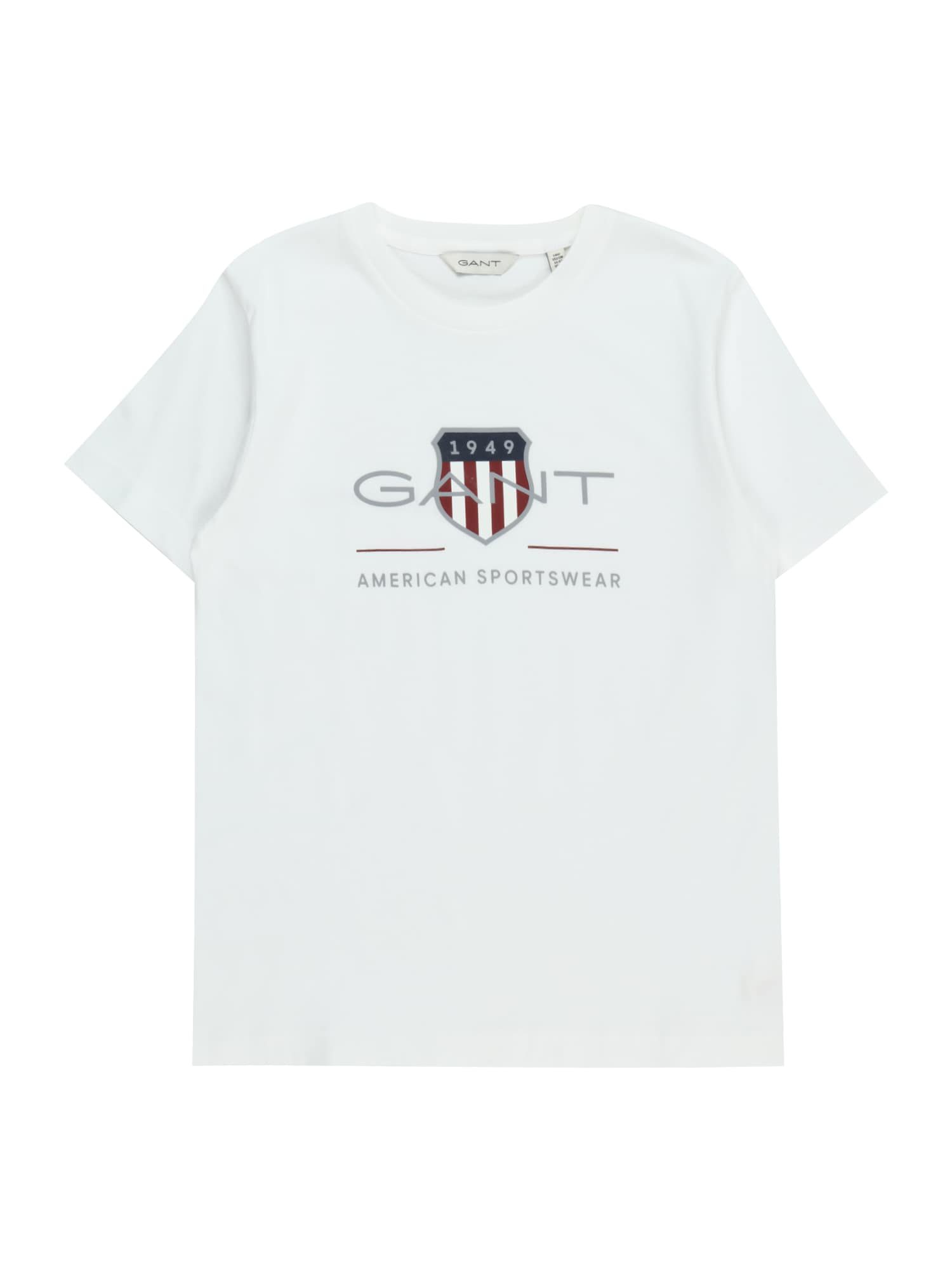 GANT Tricou  bleumarin / gri / roșu / alb