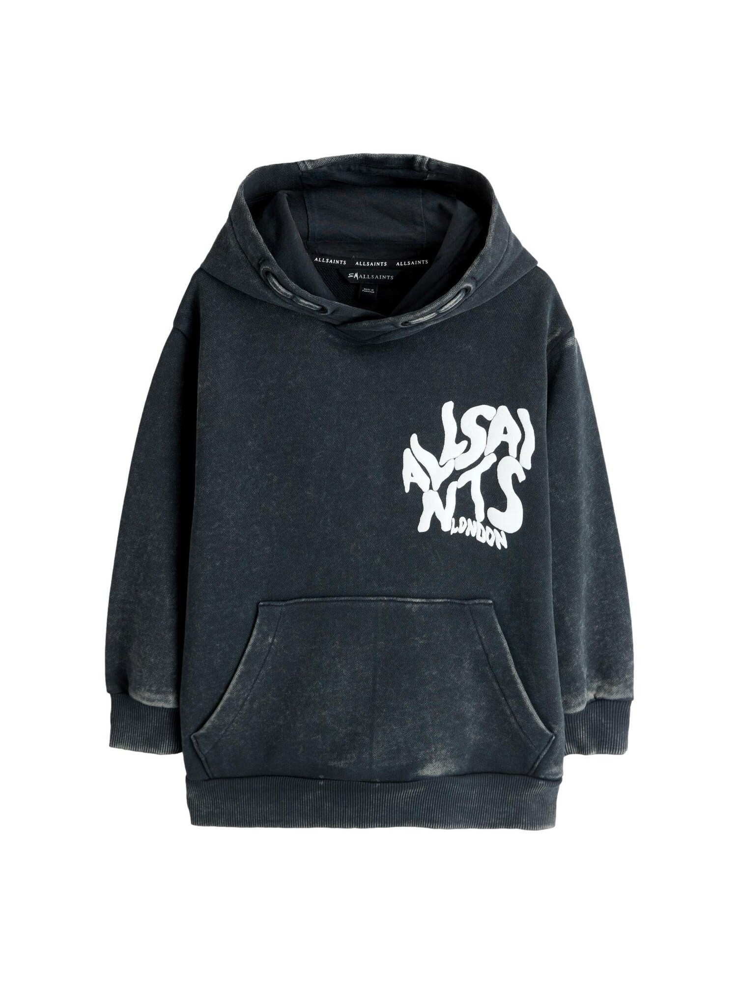 smALLSAINTS Bluză de molton  negru / alb