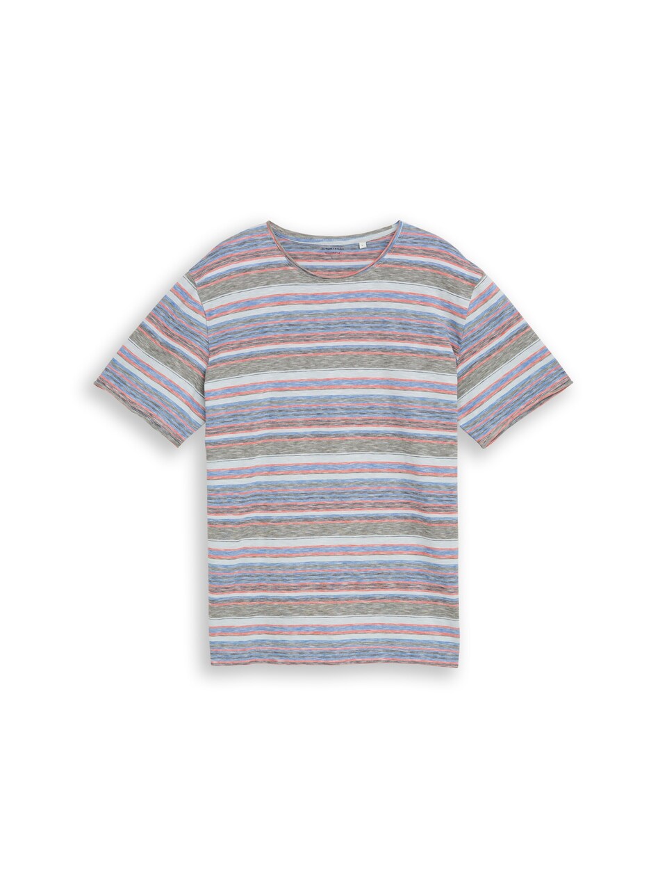 T-shirt ljusblå / mörkgrön / korall