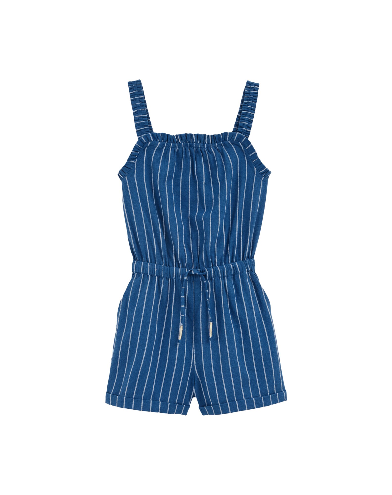WE Fashion Kezeslábasok  kobaltkék / fehér akciós termékkép 1