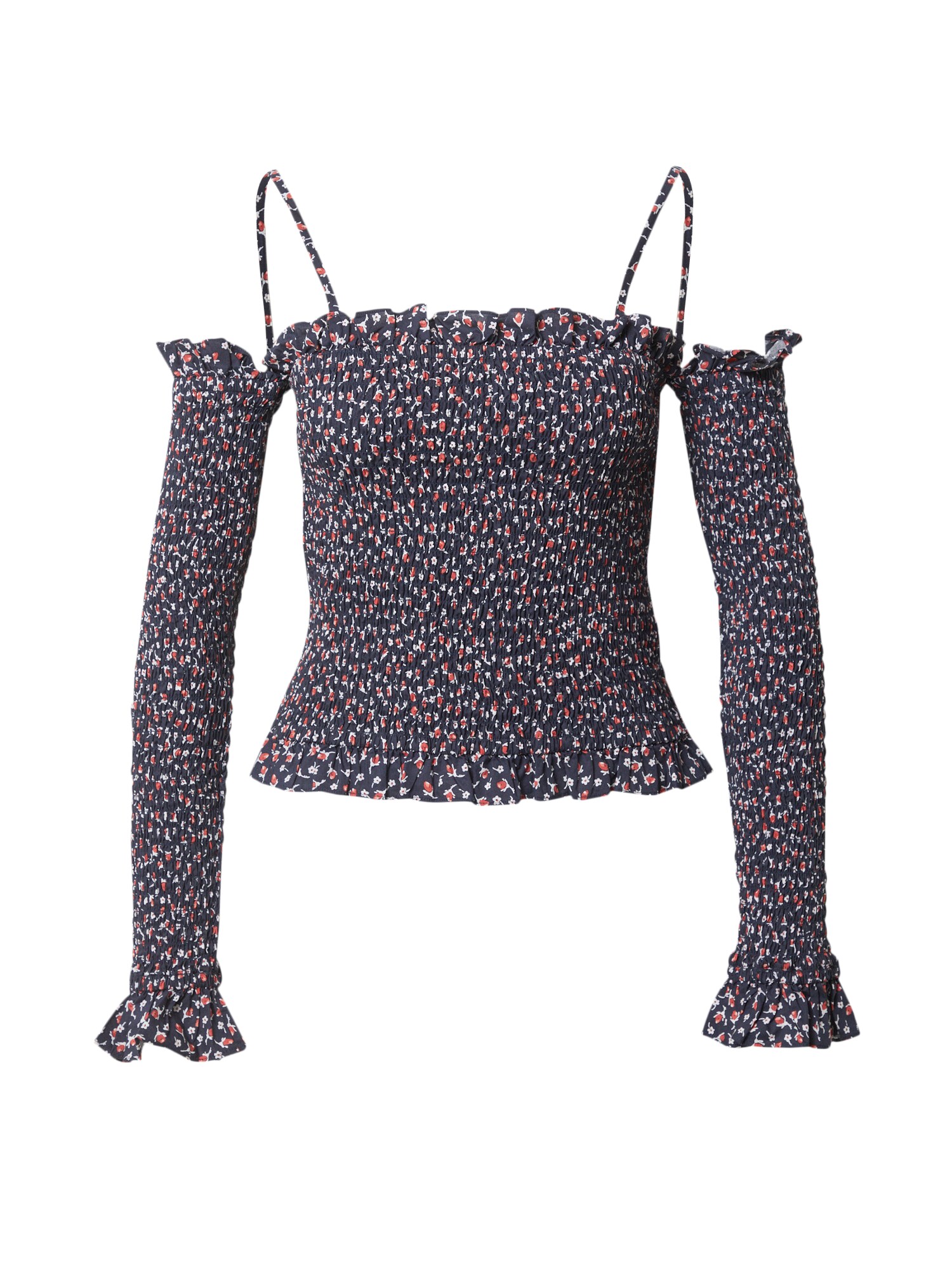 Polo Ralph Lauren Bluză KEZIA  albastru închis / roșu pepene / alb