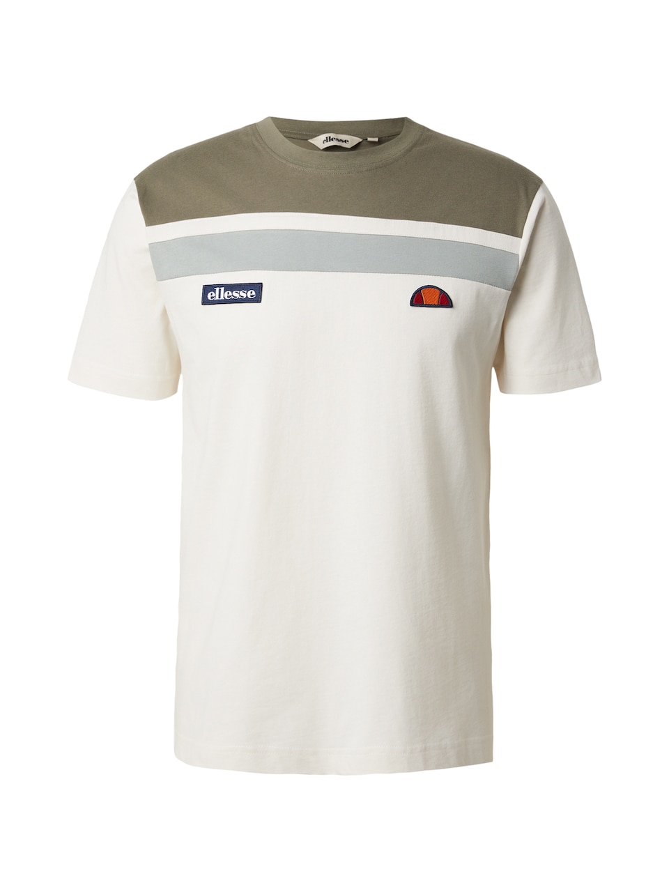 T-shirt 'Vignola' khaki / pastellgrön