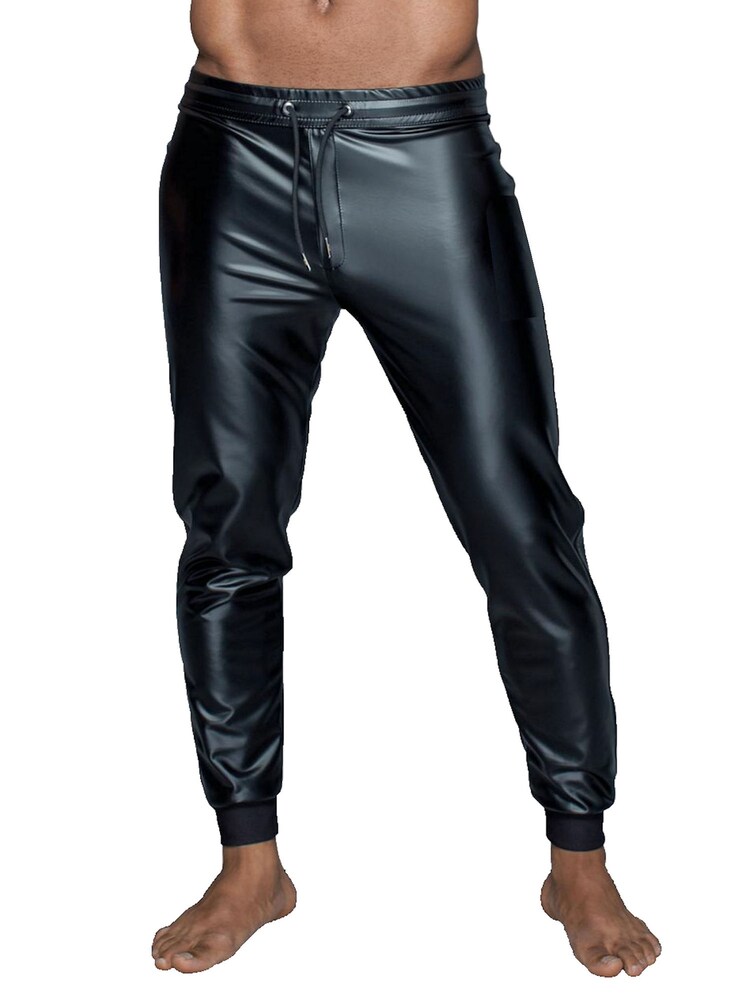 Noir Handmade Hose 'Wetlook-Treggings H063' Herren Größe 54 schwarz
