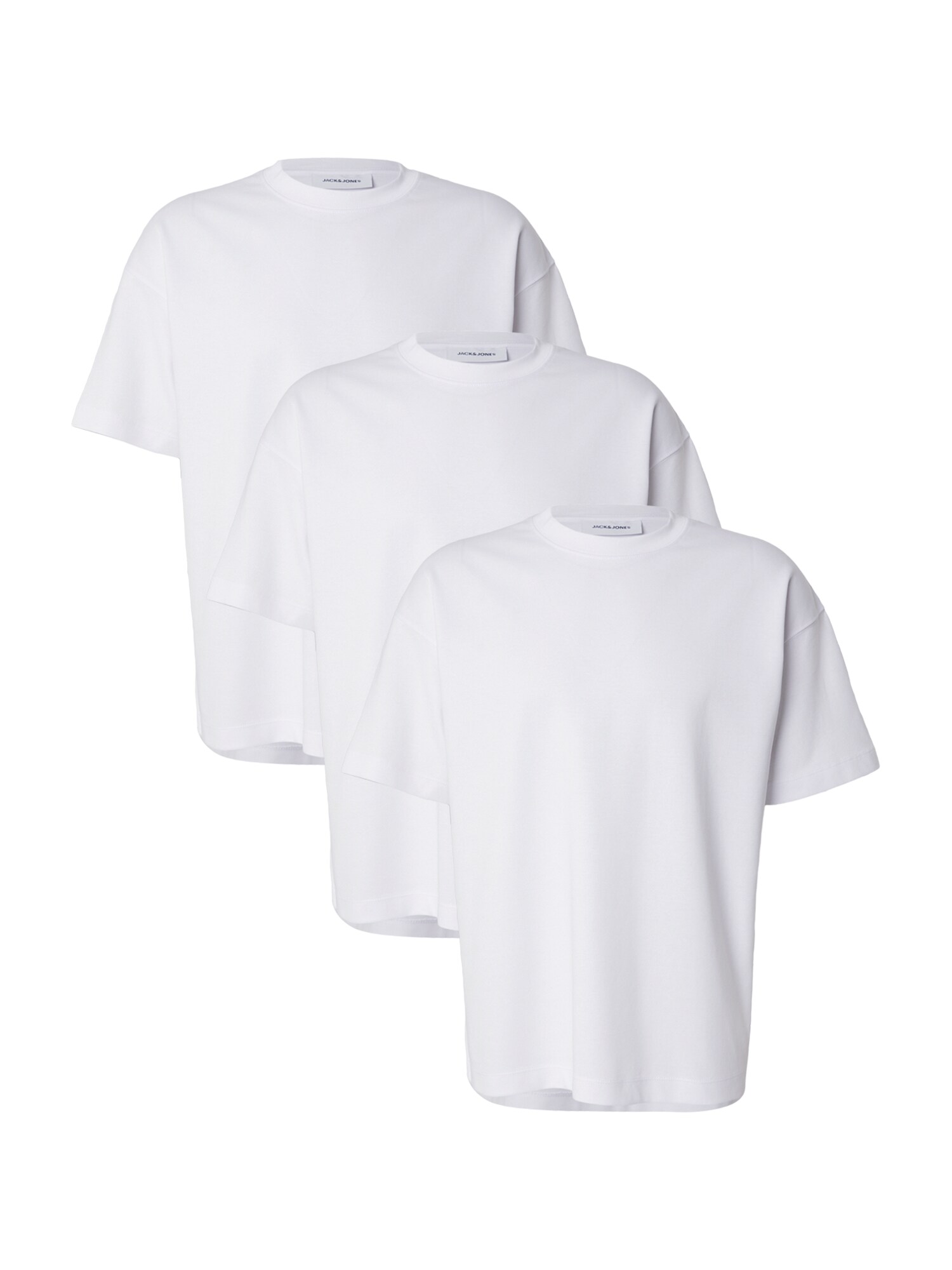JACK & JONES Tričko 'JJEBARRON'  biela