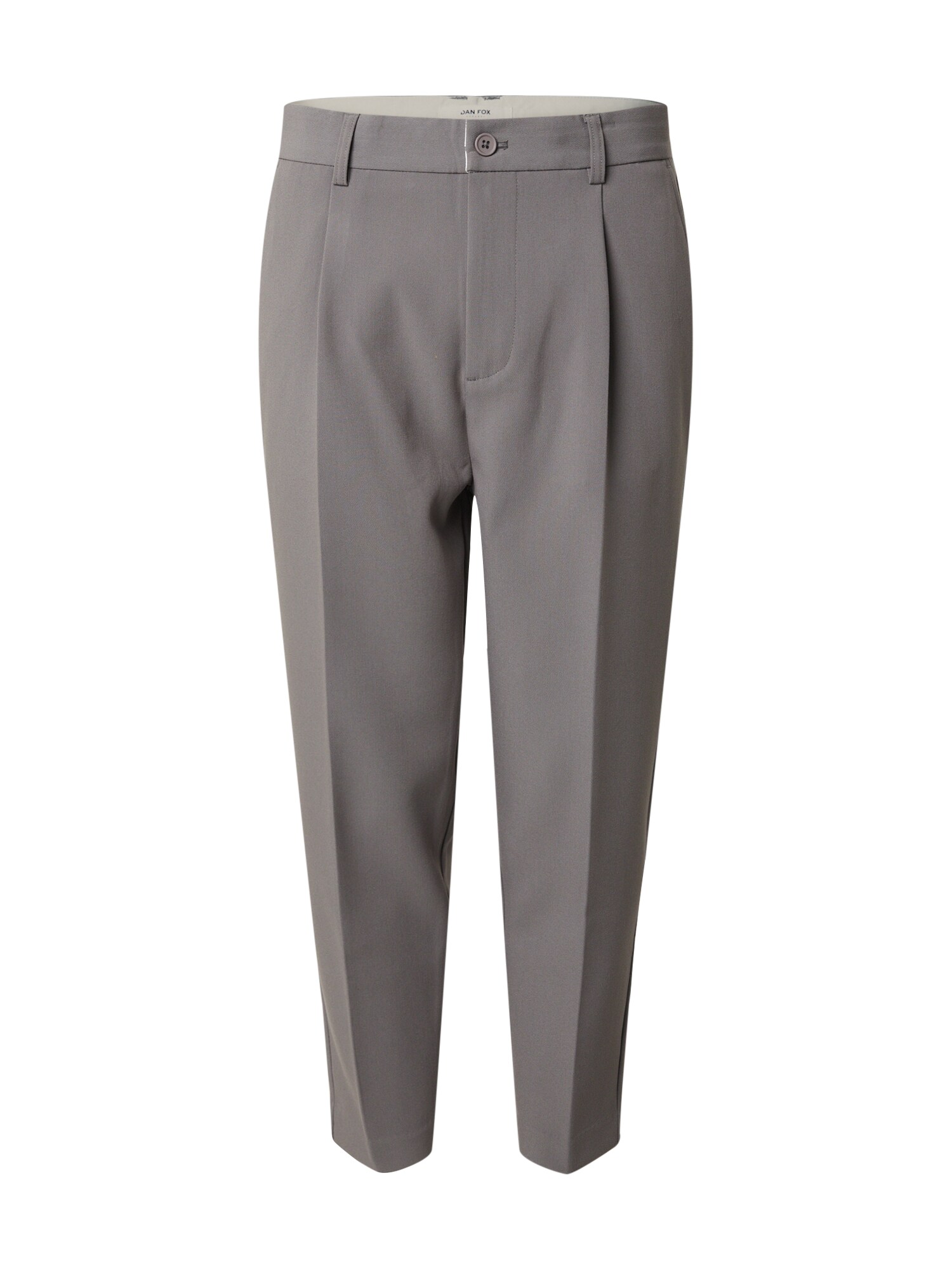 DAN FOX APPAREL Pantaloni cu dungă Toni  gri