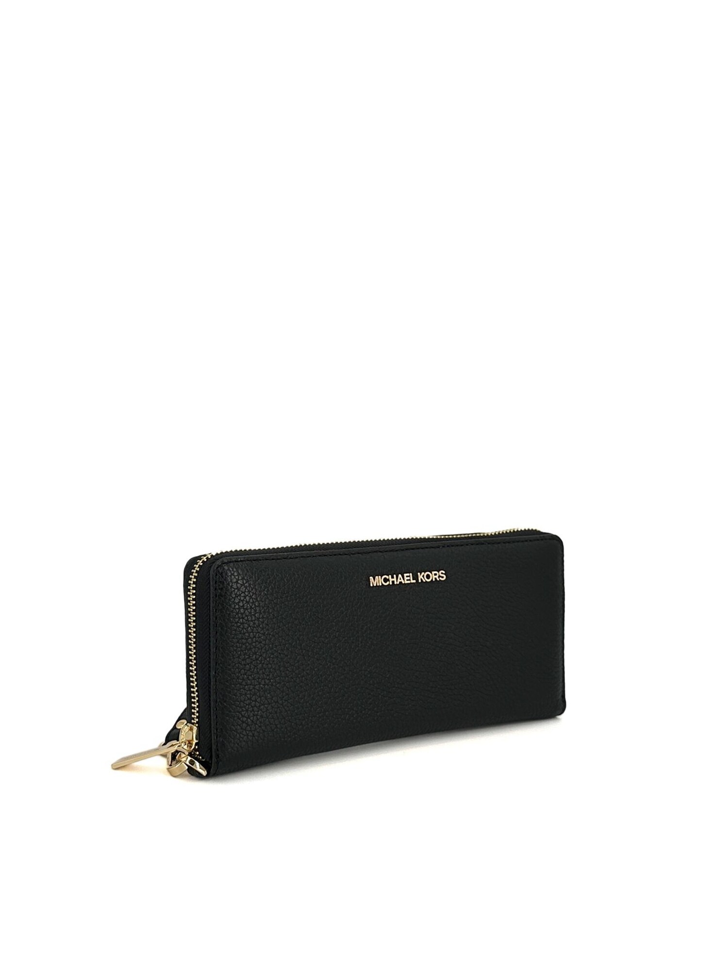 Michael Kors - Jet Set - Cartera de piel para mujer, ideal para viajar, Multi (Negro/Dorado), Medium