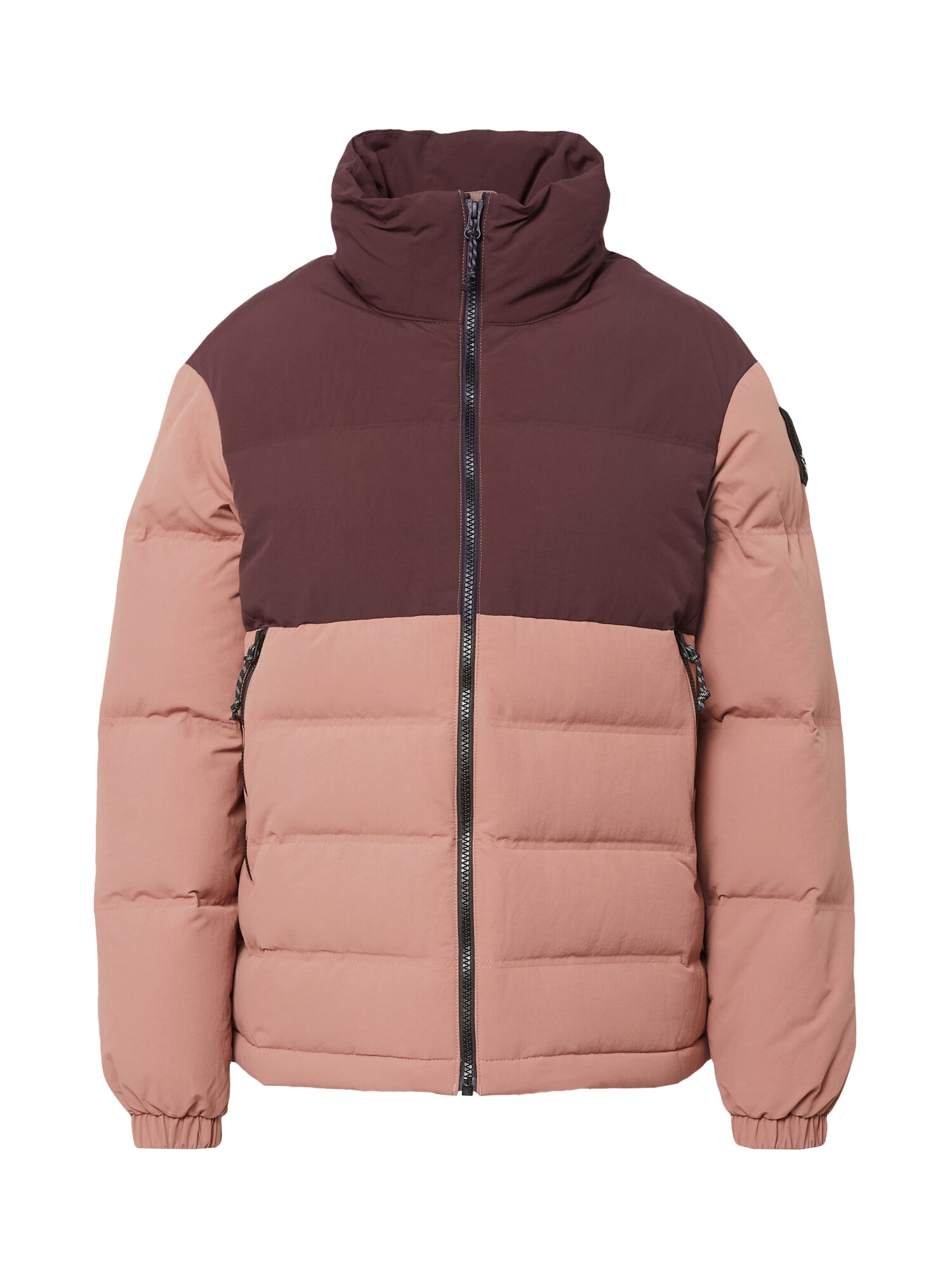 JACK WOLFSKIN Laisvalaikio striukė 'ALEX' uogų spalva / ryškiai rožinė spalva