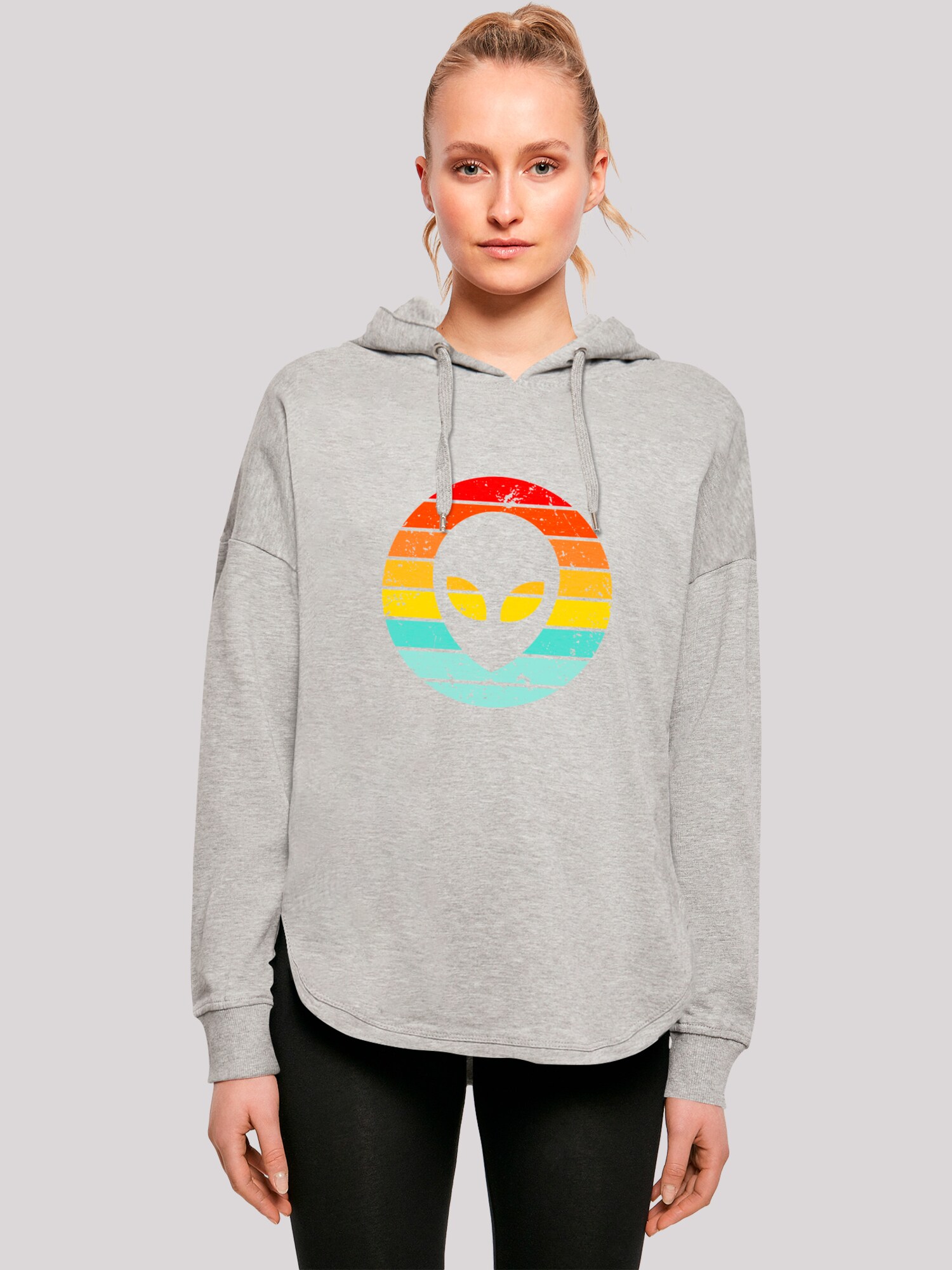 Thumbnail - F4NT4STIC Sweatshirt Alien Retro Sonnenuntergang
