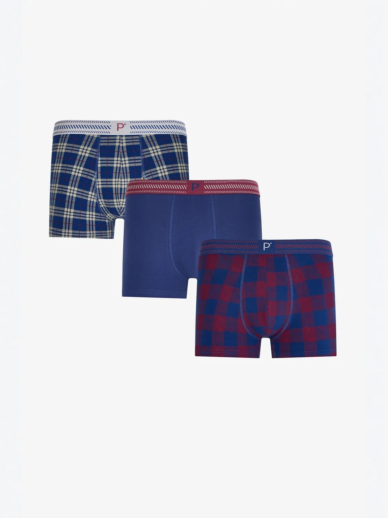 Penti Bokserice 'PENTI Herren-Boxershorts Oldtown kariert' mornarsko plava