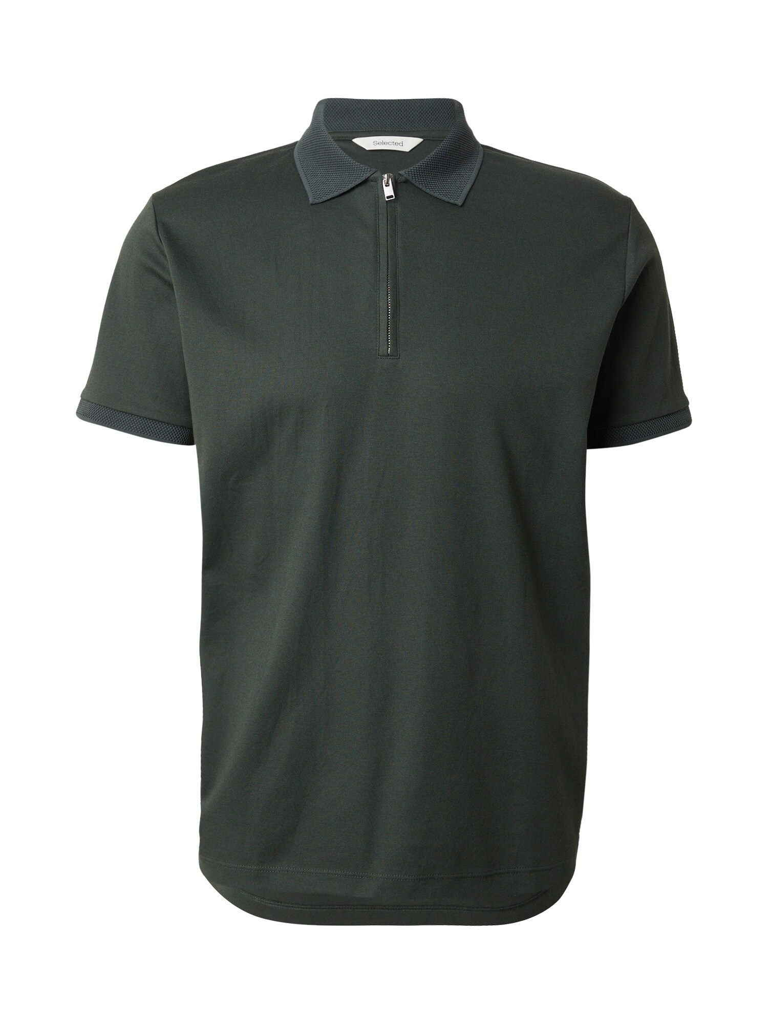 SELECTED Tricou SLHFave  verde închis