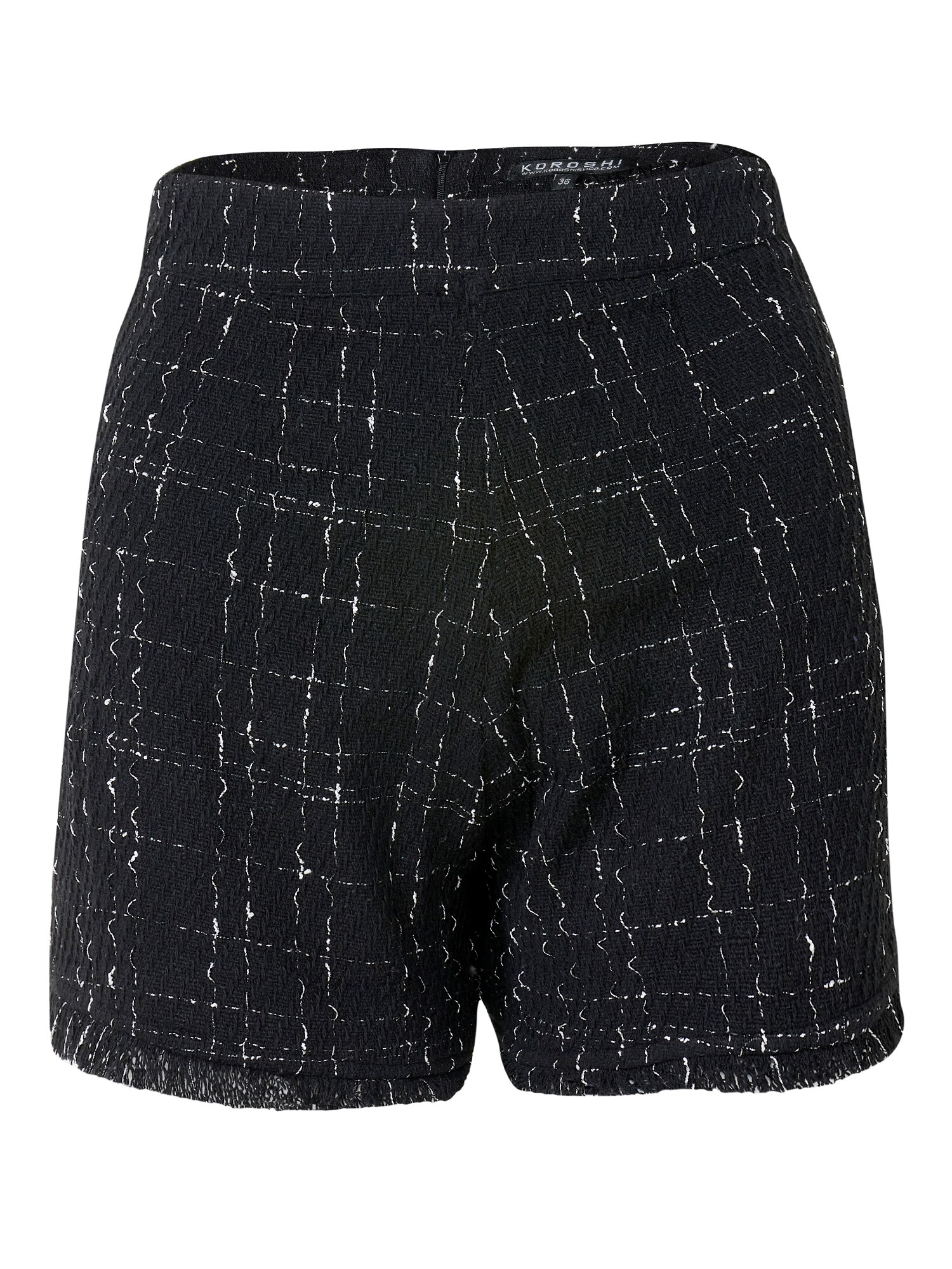 KOROSHI Pantaloni  negru / alb