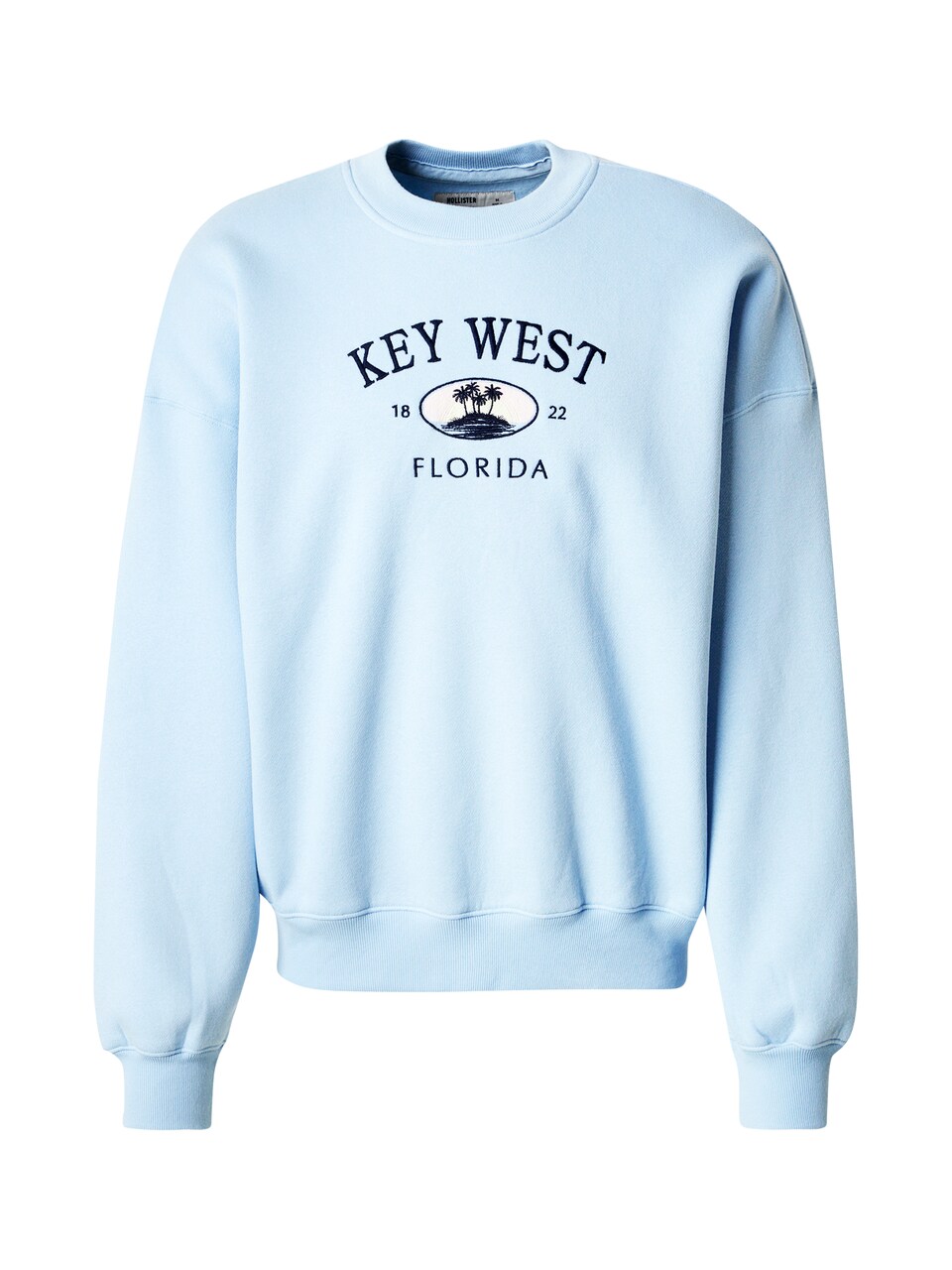 Sweatshirt 'DESTINATION' marinblå / ljusblå