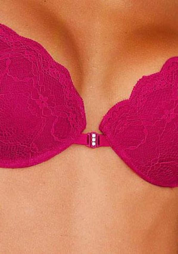 LASCANA, Melltartó 'LS pretty blue sporty', rózsaszín, 6 kép a 6 közül